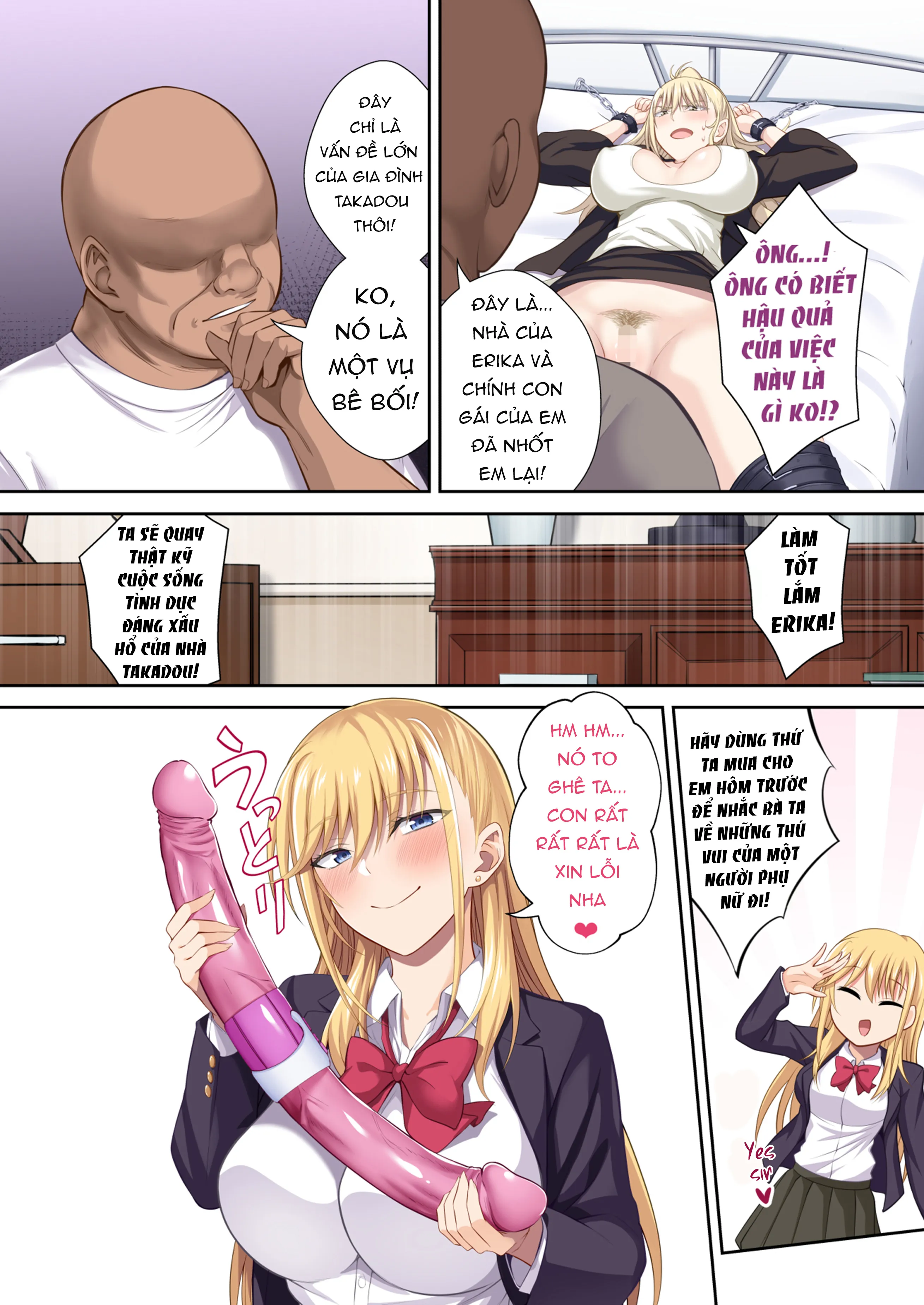 HentaiVN.net - Ảnh 24 - (Ijima Yuu) Gakuenchou Koudou Mariya o Chinpo Cleaner Nigou ni Otosu [Part 2] [The School Principals Penis Cleaner, Double Team] - Chap 1