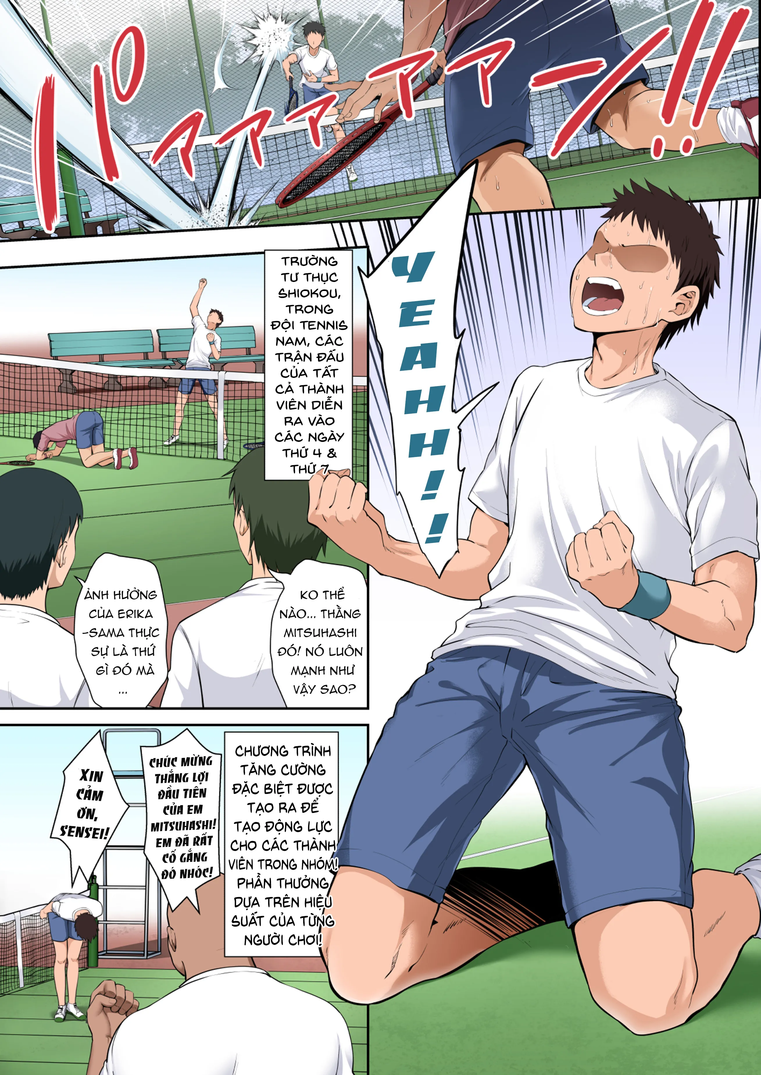 HentaiVN.net - Ảnh 5 - (Ijima Yuu) Gakuenchou Koudou Mariya o Chinpo Cleaner Nigou ni Otosu [Part 2] [The School Principals Penis Cleaner, Double Team] - Chap 1
