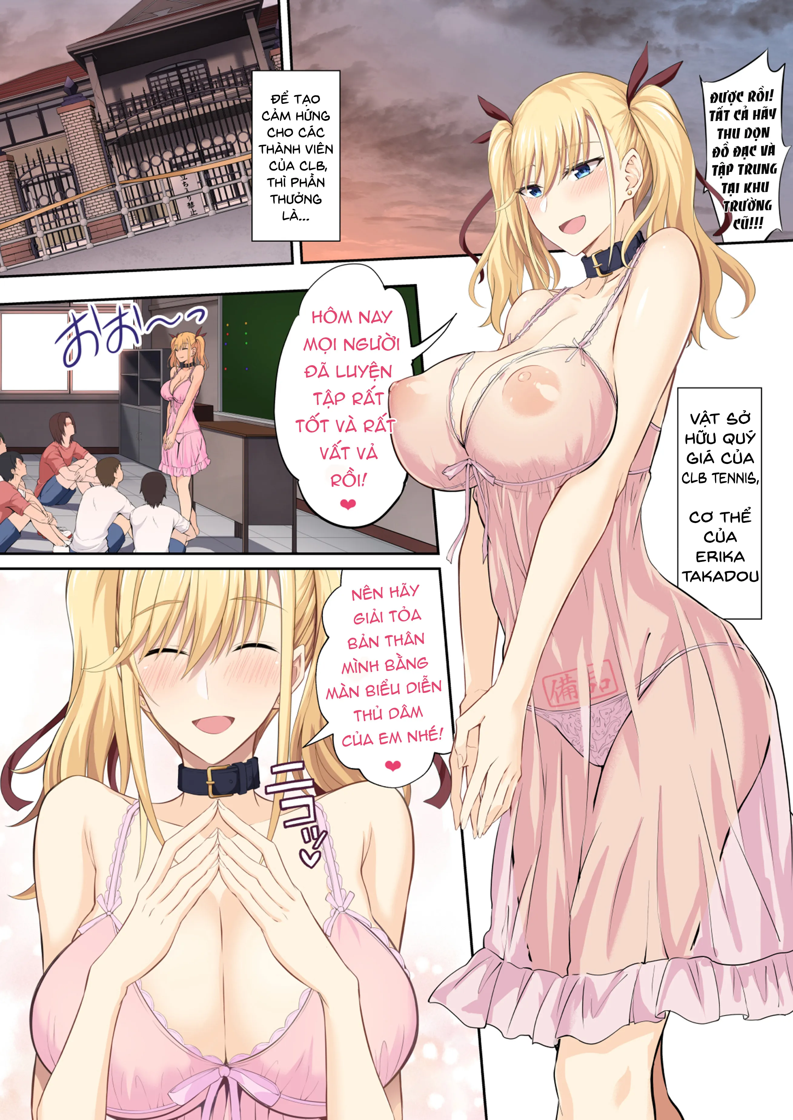 HentaiVN.net - Ảnh 6 - (Ijima Yuu) Gakuenchou Koudou Mariya o Chinpo Cleaner Nigou ni Otosu [Part 2] [The School Principals Penis Cleaner, Double Team] - Chap 1