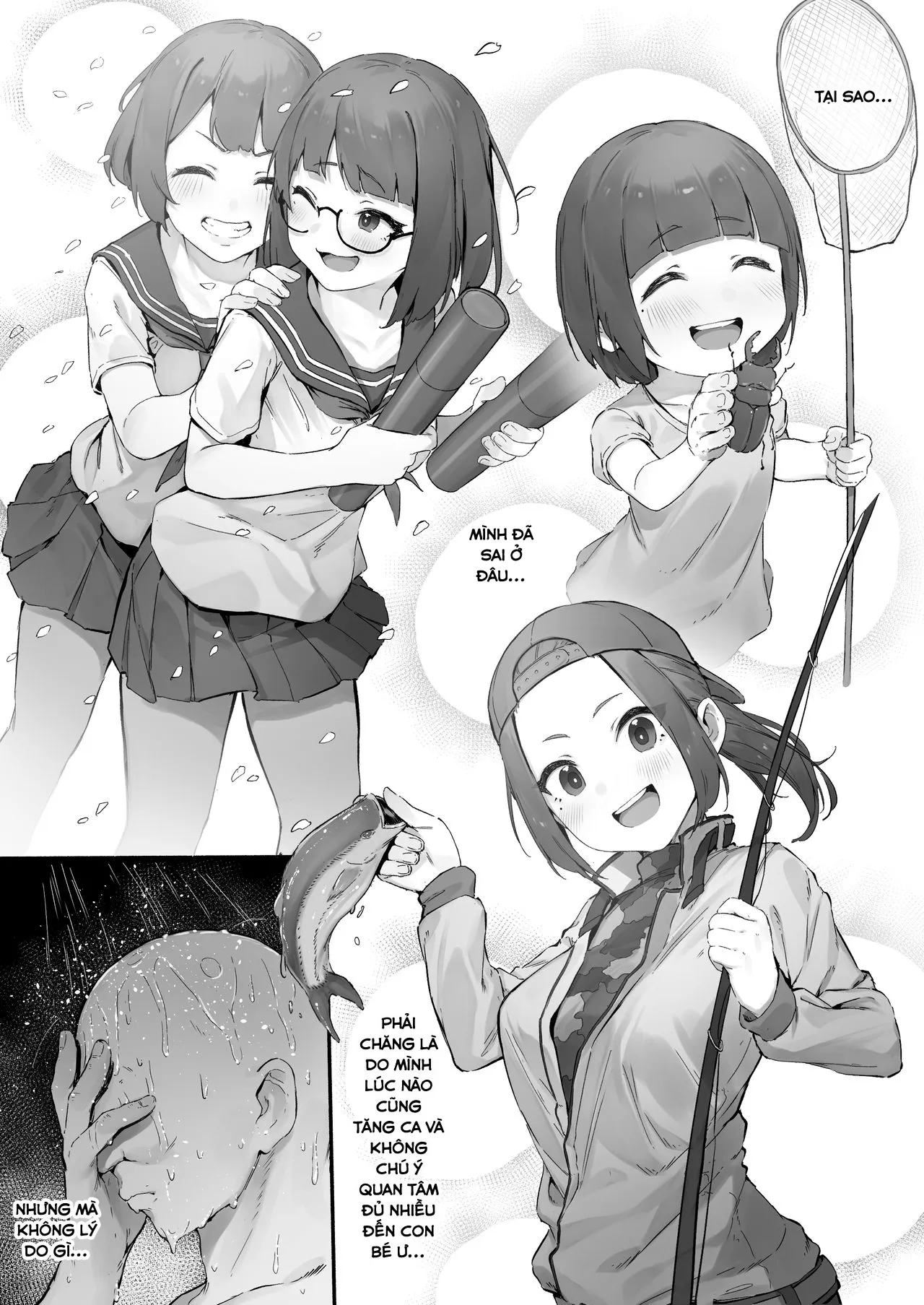HentaiVN.net - Ảnh 3 - Đi Chơi Phò Lắm Có Ngày Gặp Người Quen! [HoteHeal de Jibun no Musume Hiita ga Kokan ni Makete Sumanai suru Hanashi; The escort service sent me my daughter, but I couldn't resist] - Chap 1