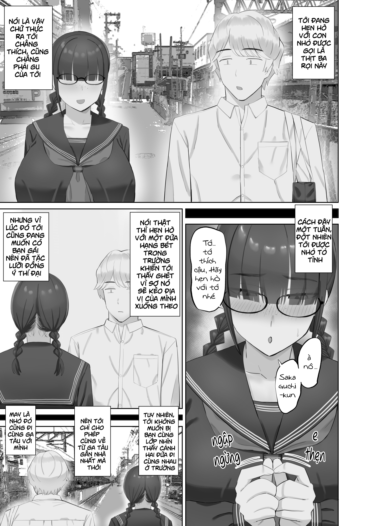 HentaiVN.net - Ảnh 6 - Con bạn gái heo nái - Chap 1