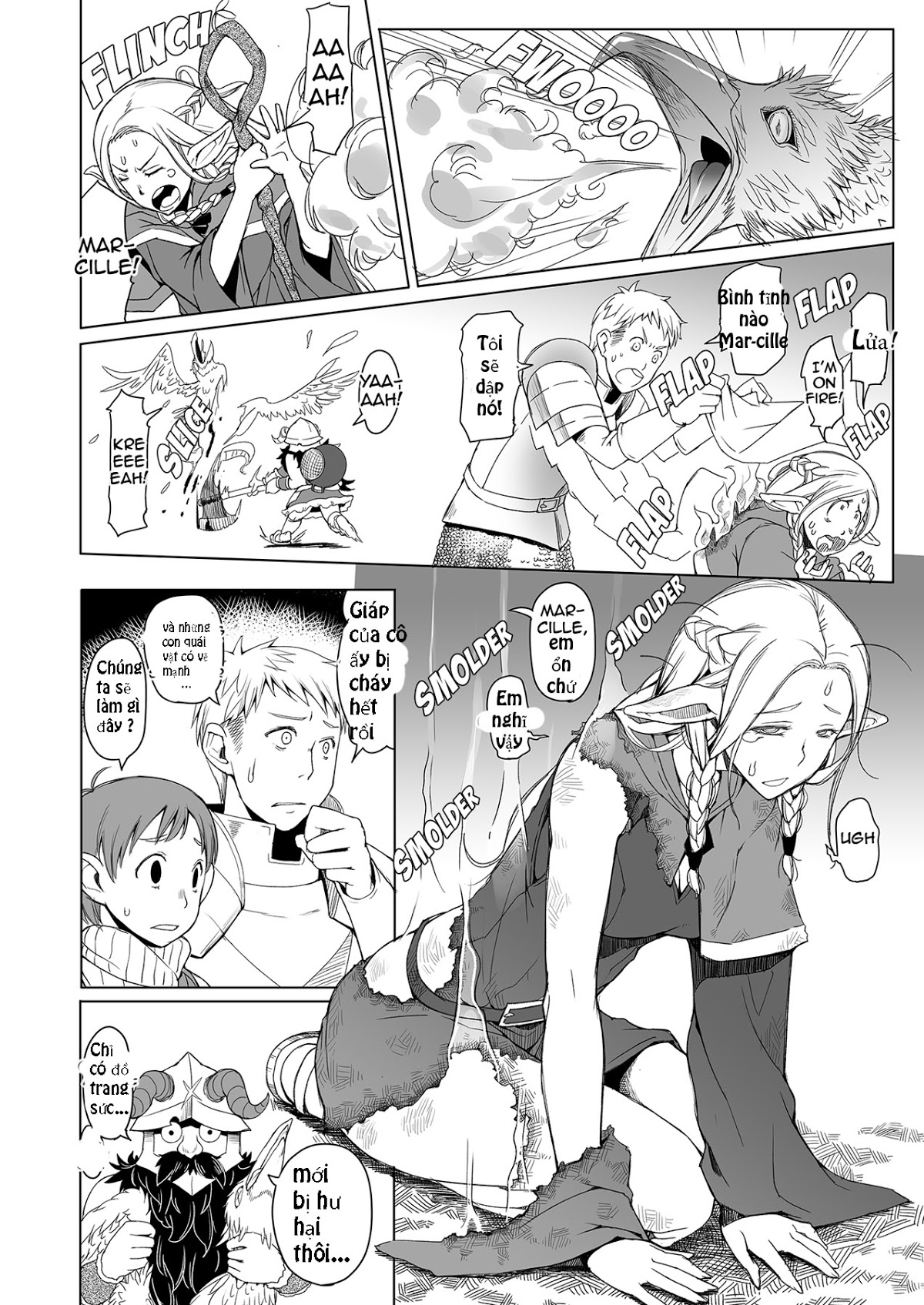 HentaiVN.net - Ảnh 5 - Marcille Meshi (Dungeon Meshi) - Chap 1