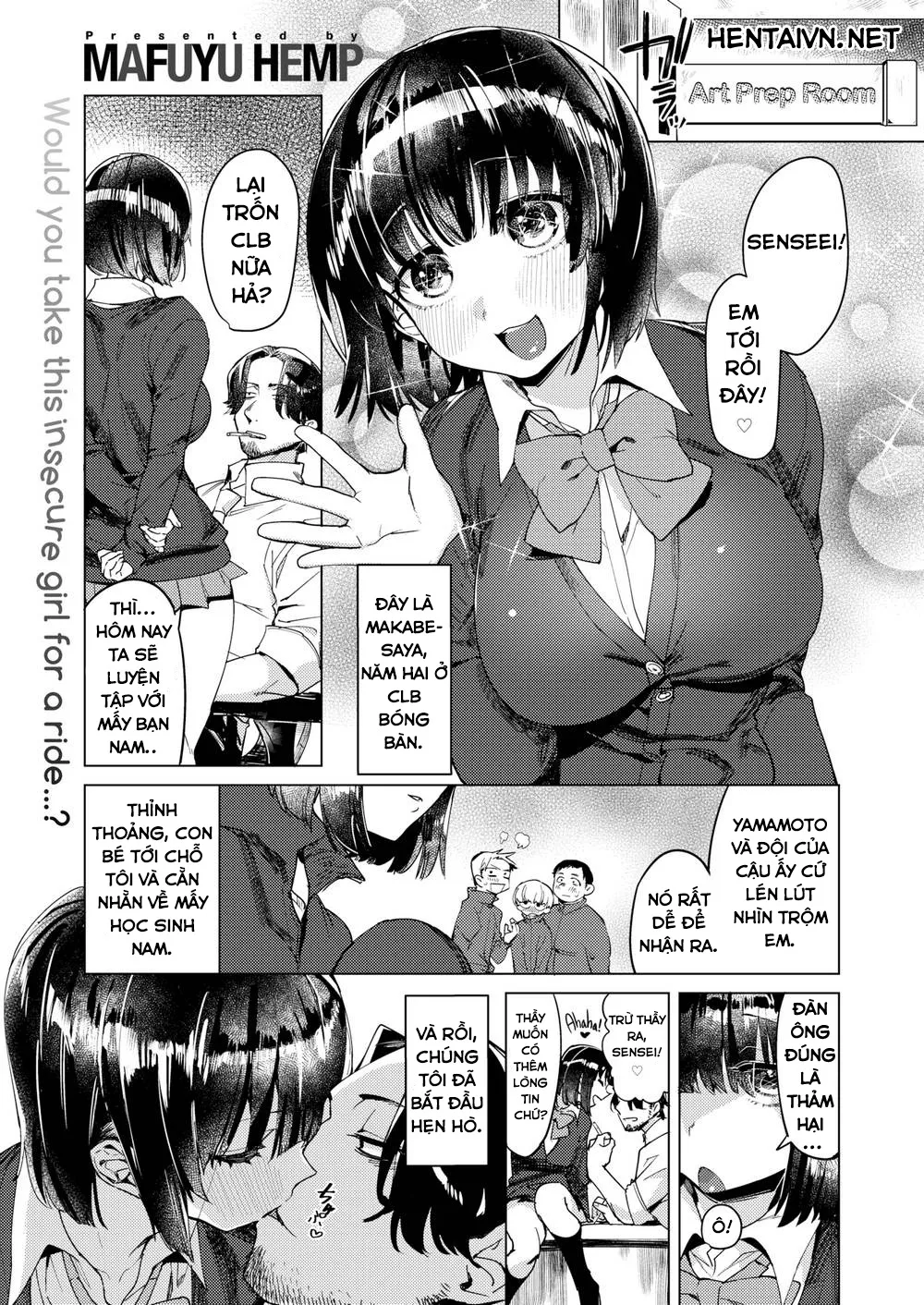 HentaiVN.net - Ảnh 2 - I'd do anything for sensei - Chap 1