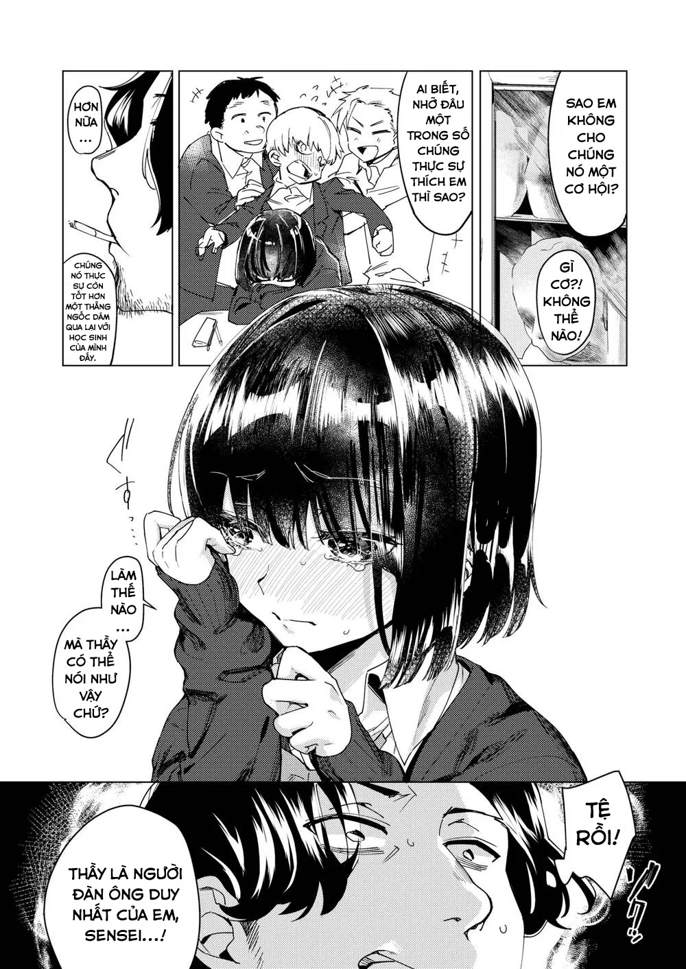 HentaiVN.net - Ảnh 3 - I'd do anything for sensei - Chap 1