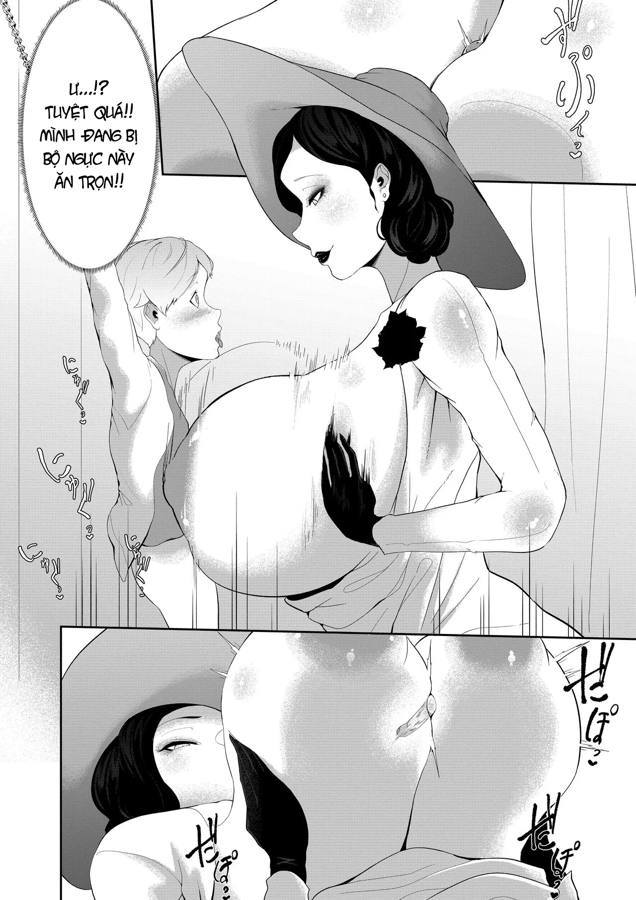 HentaiVN.net - Ảnh 10 - Dimitrescu Okaa-sama no Sakusei [Dimitrescu-sama's Squeezing Out Your Sperm , ドOトレOクお母様の搾精] - Chap 1