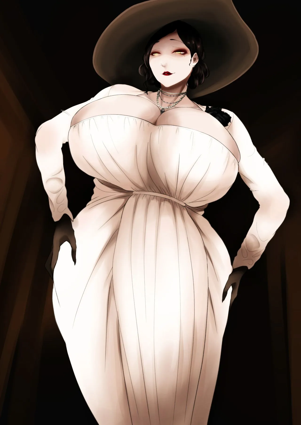 HentaiVN.net - Ảnh 34 - Dimitrescu Okaa-sama no Sakusei [Dimitrescu-sama's Squeezing Out Your Sperm , ドOトレOクお母様の搾精] - Chap 1