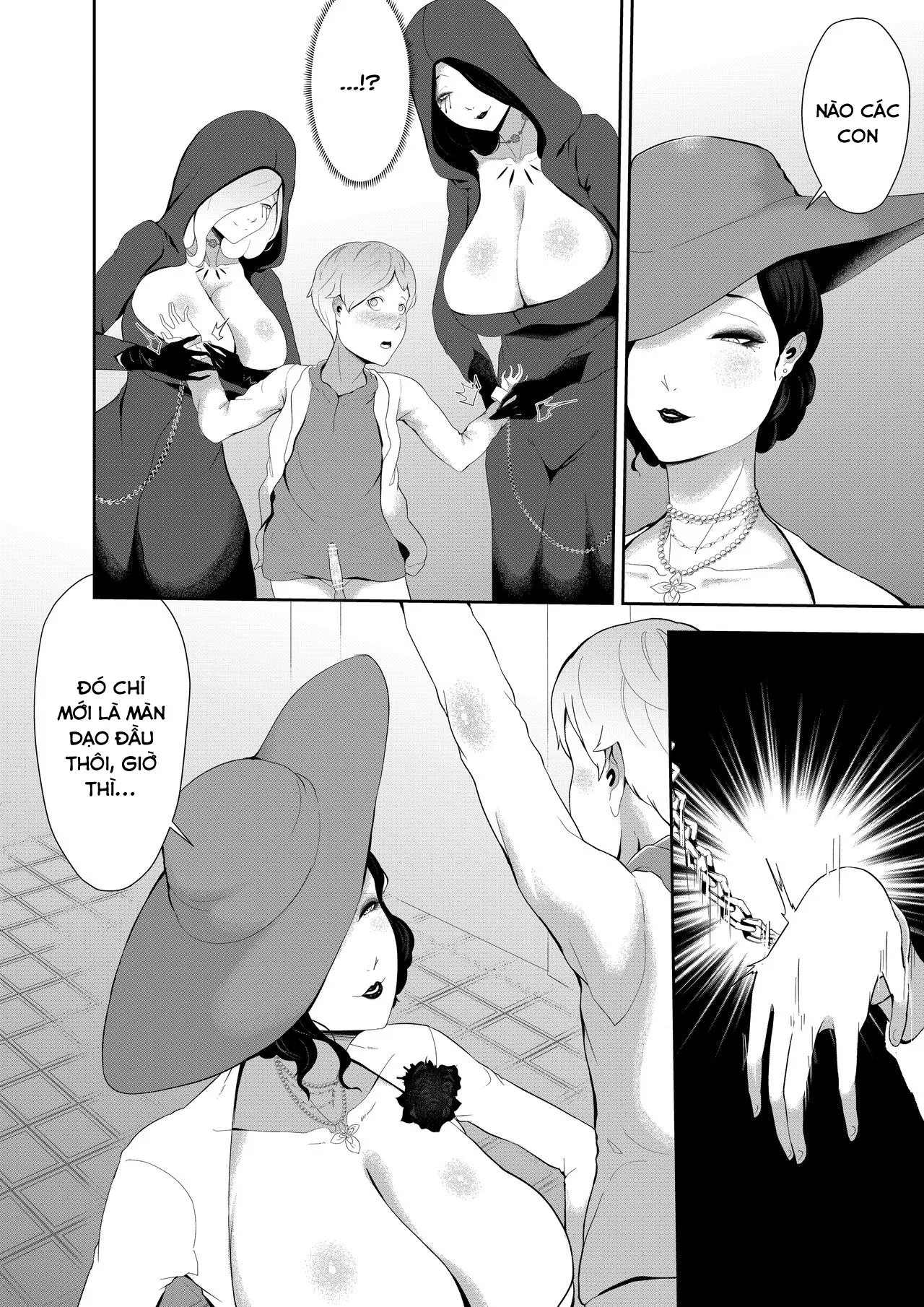 HentaiVN.net - Ảnh 8 - Dimitrescu Okaa-sama no Sakusei [Dimitrescu-sama's Squeezing Out Your Sperm , ドOトレOクお母様の搾精] - Chap 1