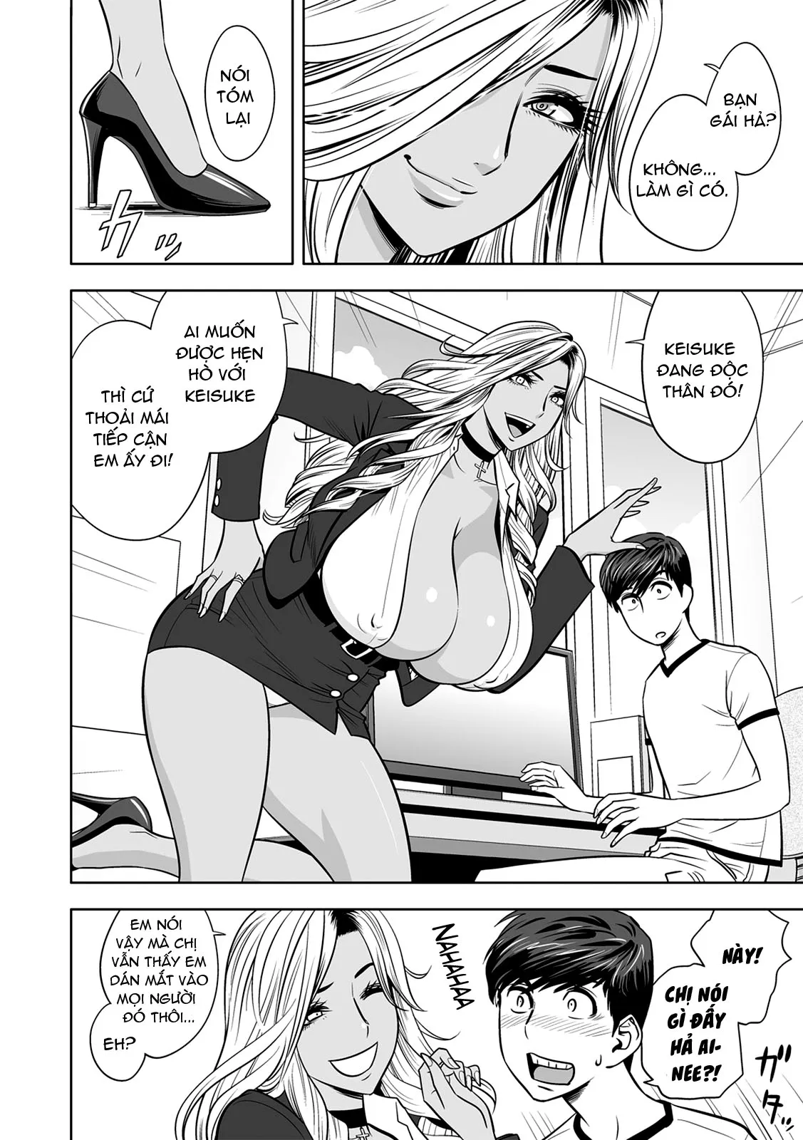 HentaiVN.net - Ảnh 11 - Gal Ane Shachou to Harem Office ~SEX wa Gyoumu ni Fukumimasu ka? - Chap 1