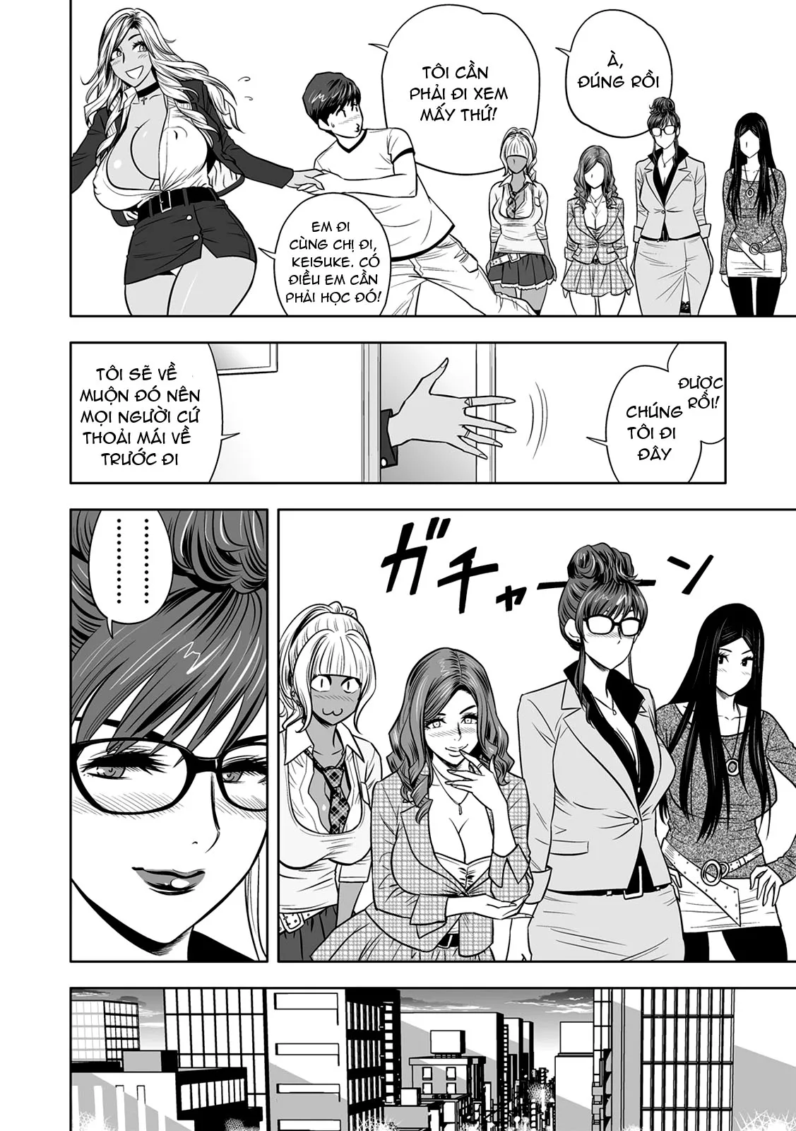 HentaiVN.net - Ảnh 13 - Gal Ane Shachou to Harem Office ~SEX wa Gyoumu ni Fukumimasu ka? - Chap 1