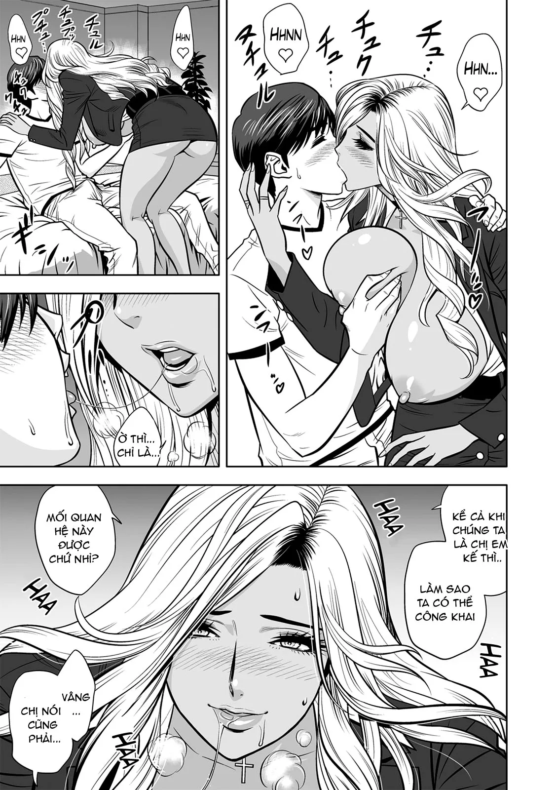 HentaiVN.net - Ảnh 16 - Gal Ane Shachou to Harem Office ~SEX wa Gyoumu ni Fukumimasu ka? - Chap 1