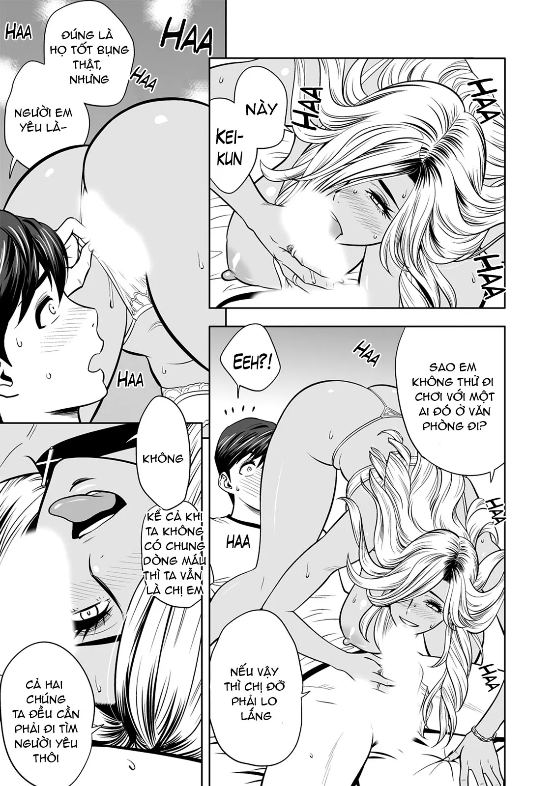 HentaiVN.net - Ảnh 20 - Gal Ane Shachou to Harem Office ~SEX wa Gyoumu ni Fukumimasu ka? - Chap 1