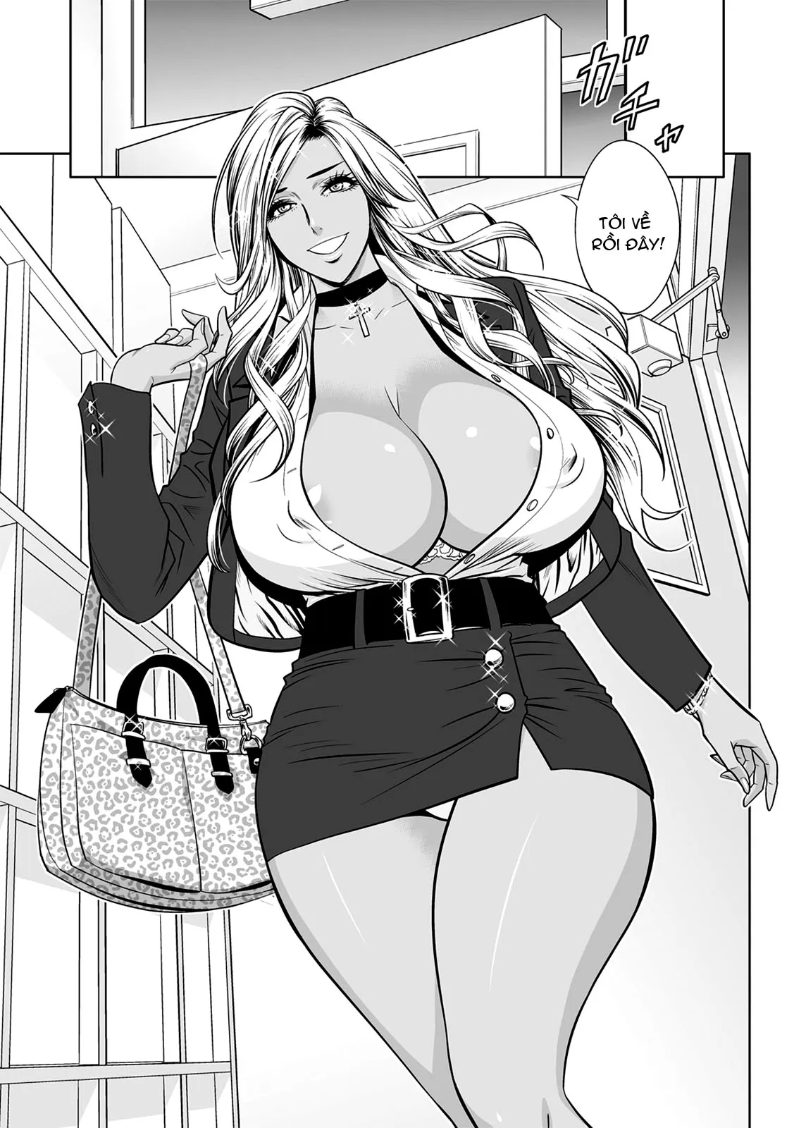 HentaiVN.net - Ảnh 8 - Gal Ane Shachou to Harem Office ~SEX wa Gyoumu ni Fukumimasu ka? - Chap 1