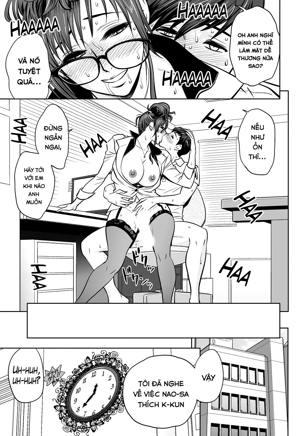 HentaiVN.net - Ảnh 24 - Gal Ane Shachou to Harem Office ~SEX wa Gyoumu ni Fukumimasu ka? - Chap 2