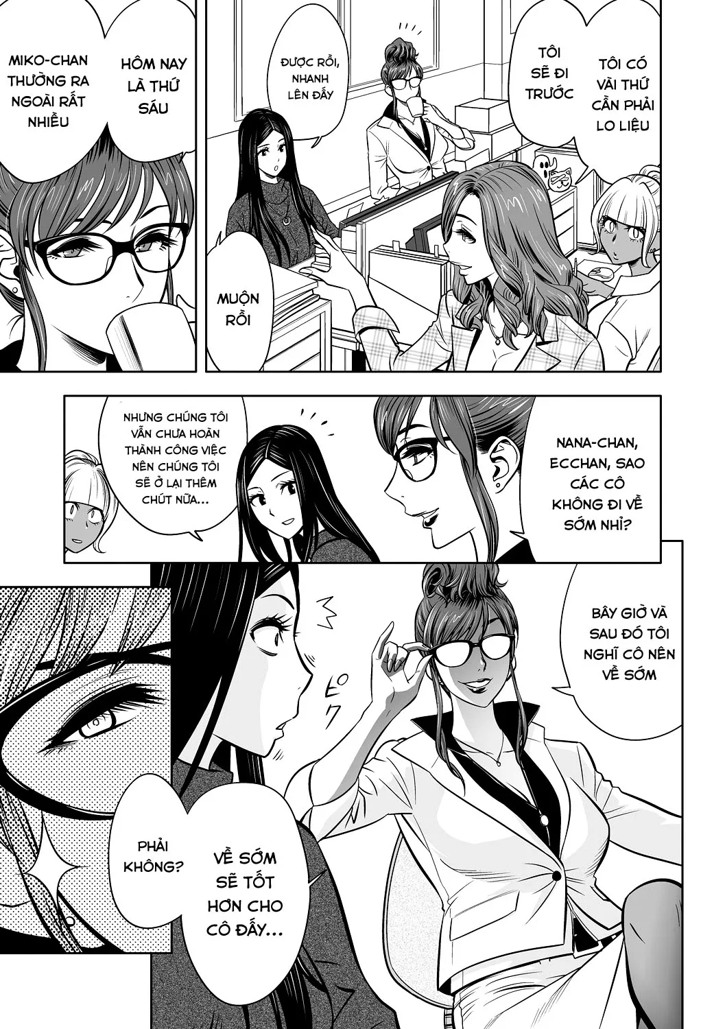 HentaiVN.net - Ảnh 6 - Gal Ane Shachou to Harem Office ~SEX wa Gyoumu ni Fukumimasu ka? - Chap 2