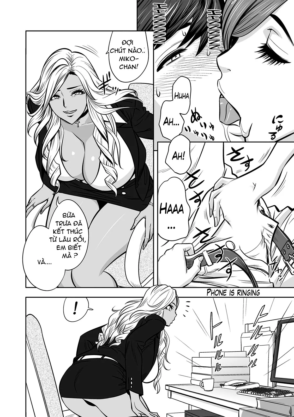 HentaiVN.net - Ảnh 12 - Gal Ane Shachou to Harem Office ~SEX wa Gyoumu ni Fukumimasu ka? - Chap 3