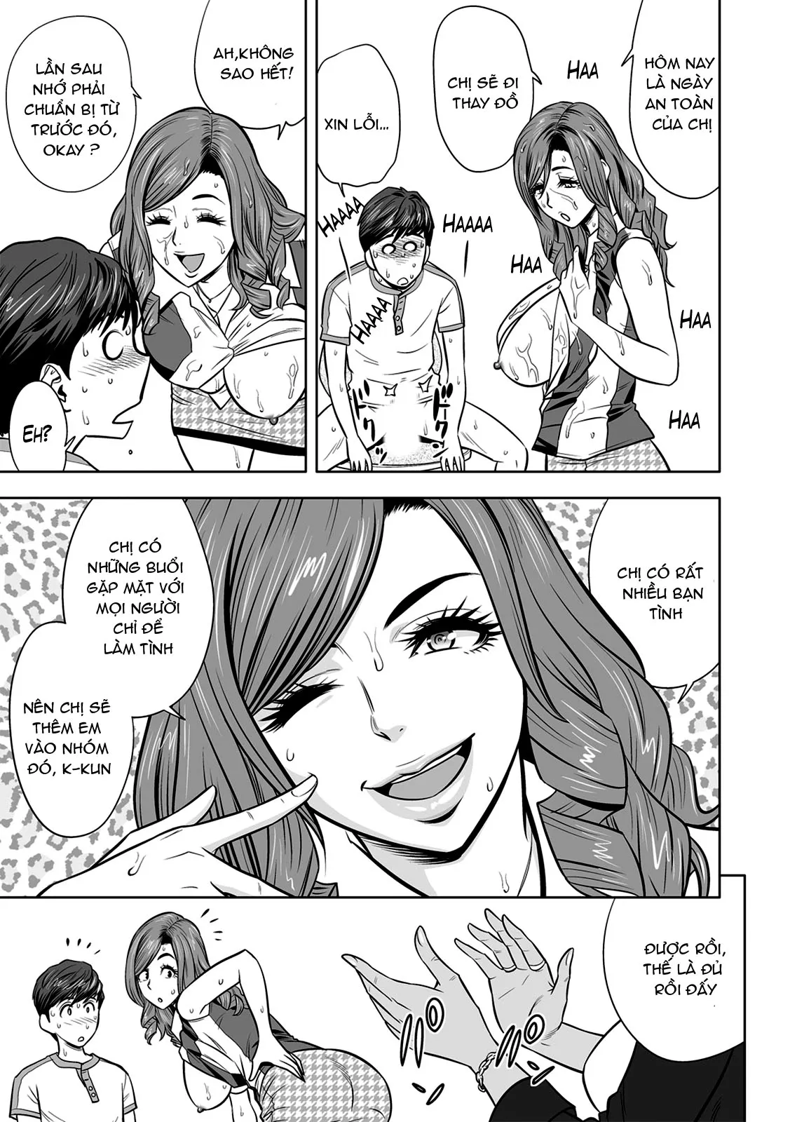 HentaiVN.net - Ảnh 24 - Gal Ane Shachou to Harem Office ~SEX wa Gyoumu ni Fukumimasu ka? - Chap 3
