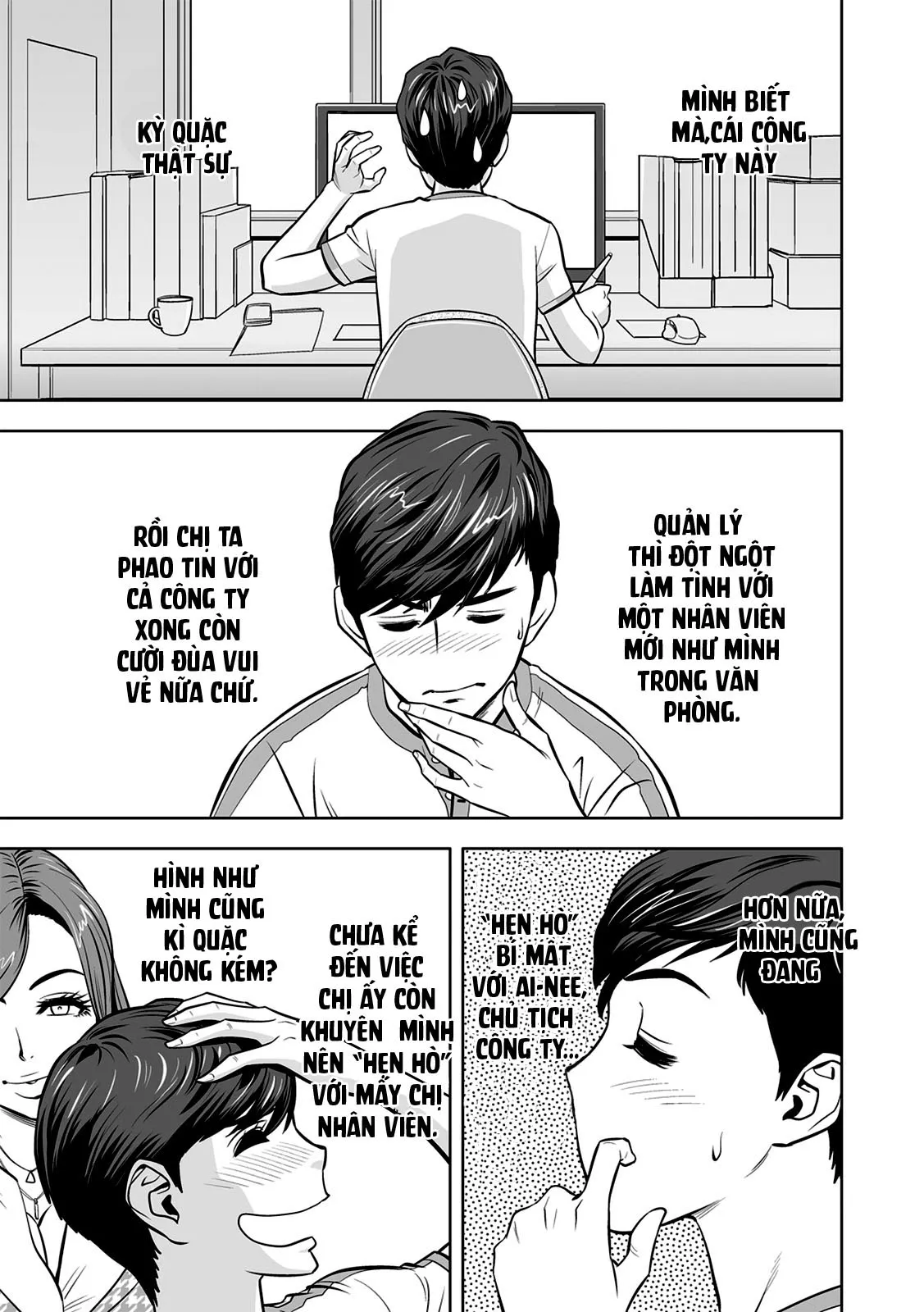 HentaiVN.net - Ảnh 3 - Gal Ane Shachou to Harem Office ~SEX wa Gyoumu ni Fukumimasu ka? - Chap 3