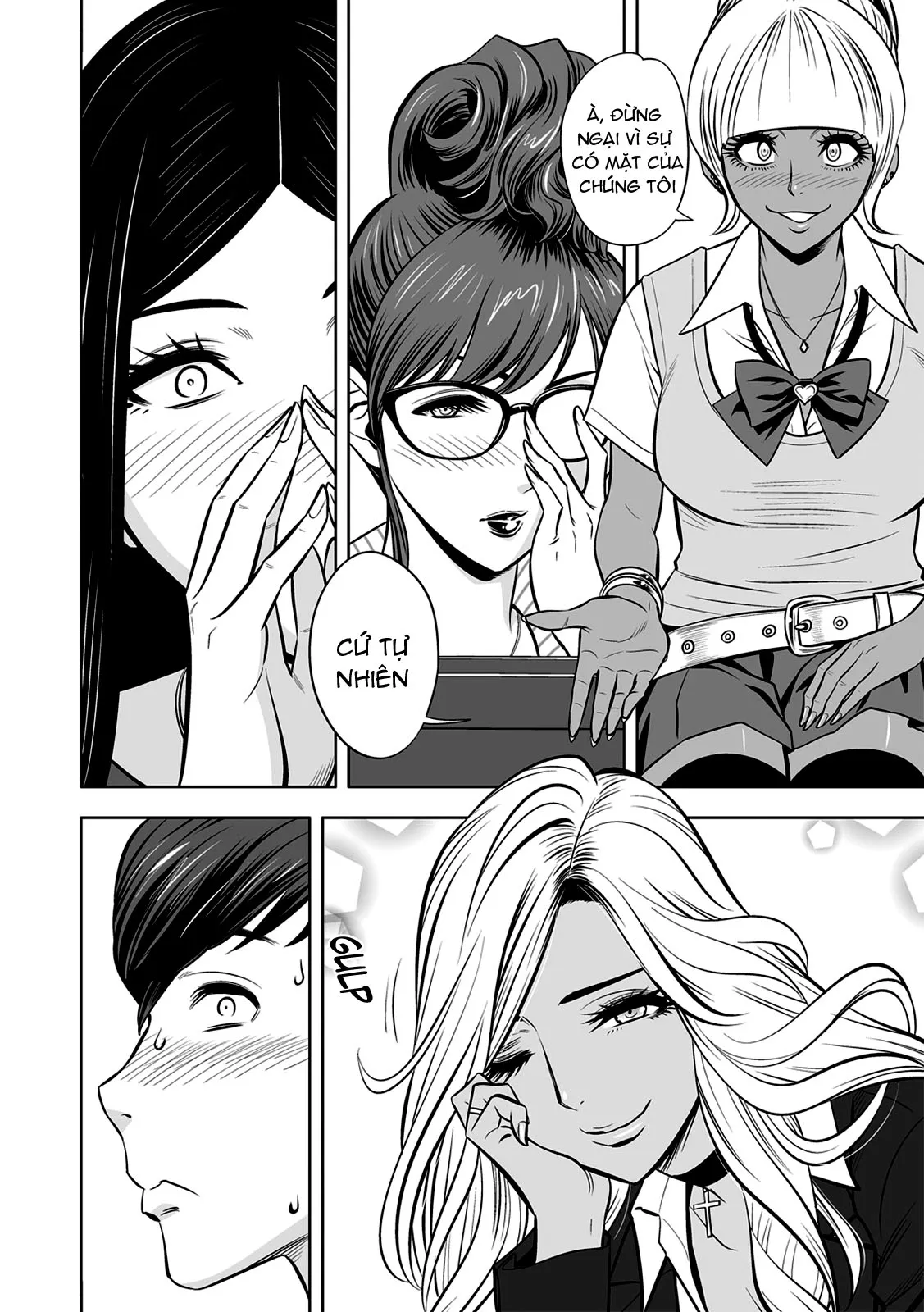 HentaiVN.net - Ảnh 6 - Gal Ane Shachou to Harem Office ~SEX wa Gyoumu ni Fukumimasu ka? - Chap 3
