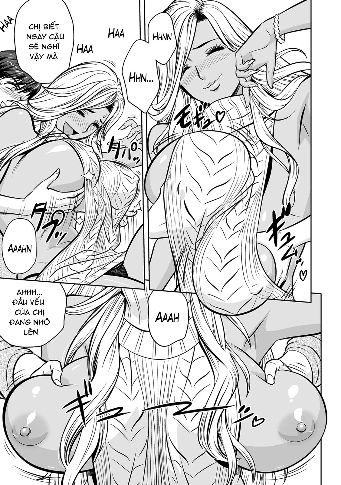 HentaiVN.net - Ảnh 8 - Gal Ane Shachou to Harem Office ~SEX wa Gyoumu ni Fukumimasu ka? - Chap 4