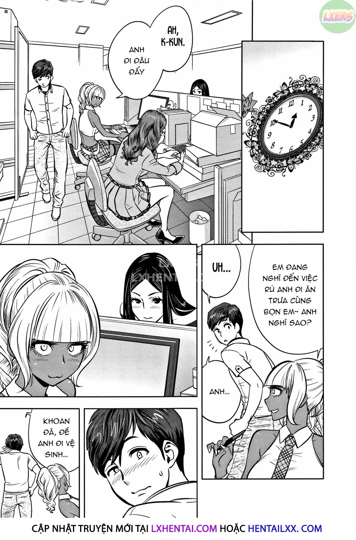 HentaiVN.net - Ảnh 12 - Gal Ane Shachou to Harem Office ~SEX wa Gyoumu ni Fukumimasu ka? - Chap 6
