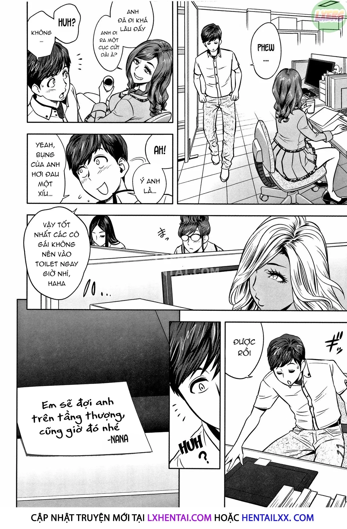 HentaiVN.net - Ảnh 19 - Gal Ane Shachou to Harem Office ~SEX wa Gyoumu ni Fukumimasu ka? - Chap 6