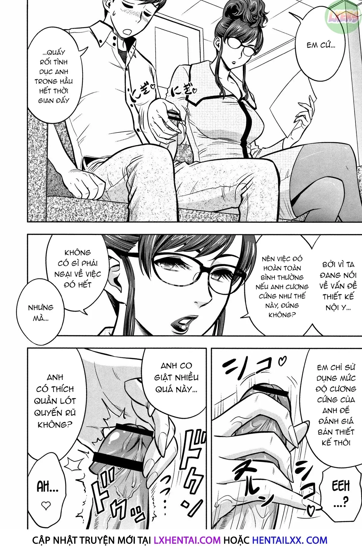 HentaiVN.net - Ảnh 7 - Gal Ane Shachou to Harem Office ~SEX wa Gyoumu ni Fukumimasu ka? - Chap 6