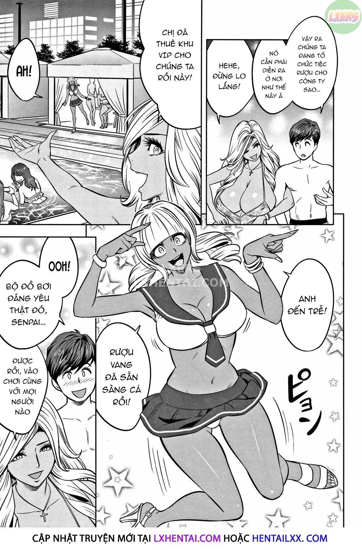 HentaiVN.net - Ảnh 12 - Gal Ane Shachou to Harem Office ~SEX wa Gyoumu ni Fukumimasu ka? - Chap 7
