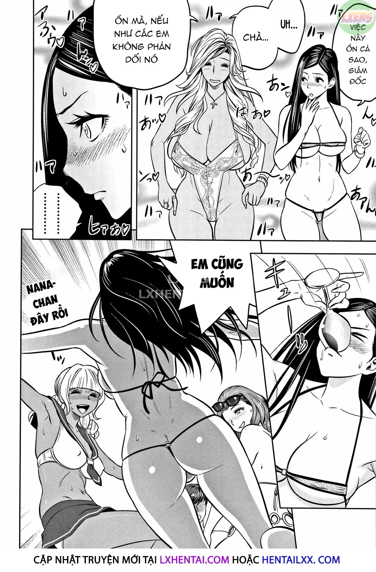 HentaiVN.net - Ảnh 25 - Gal Ane Shachou to Harem Office ~SEX wa Gyoumu ni Fukumimasu ka? - Chap 7