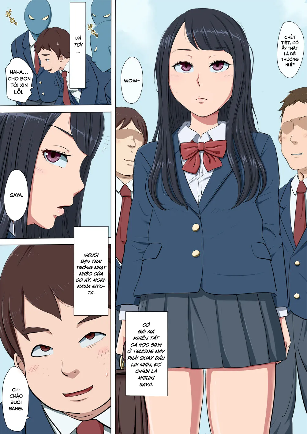HentaiVN.net - Ảnh 3 - NETORI nhỏ bạn gái của thằng học sinh béo ú [Boku no Jiman no Kanojo ga Netoraremashite; ボクの自慢の彼女が寝取られまして] - Chap 1