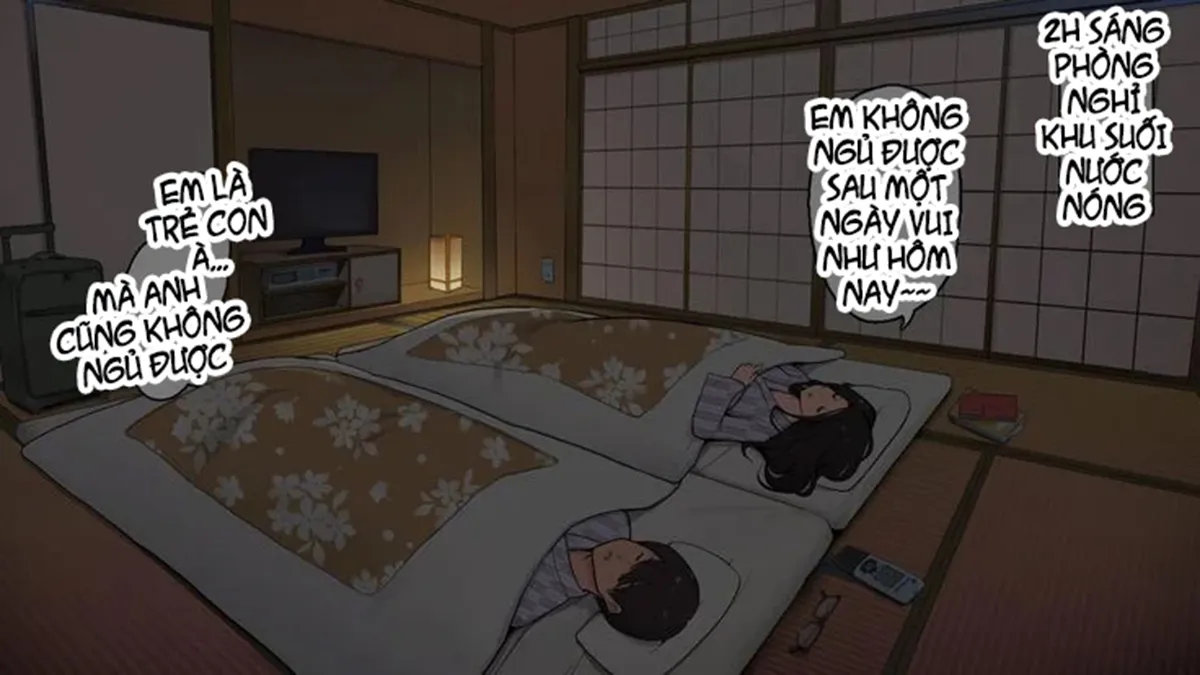 HentaiVN.net - Ảnh 1 - Onsenryokan Nite Kanojo To Nemurenai Yoru, Anmoku No Ryoukai De Hajimaru Sex - Chap 1