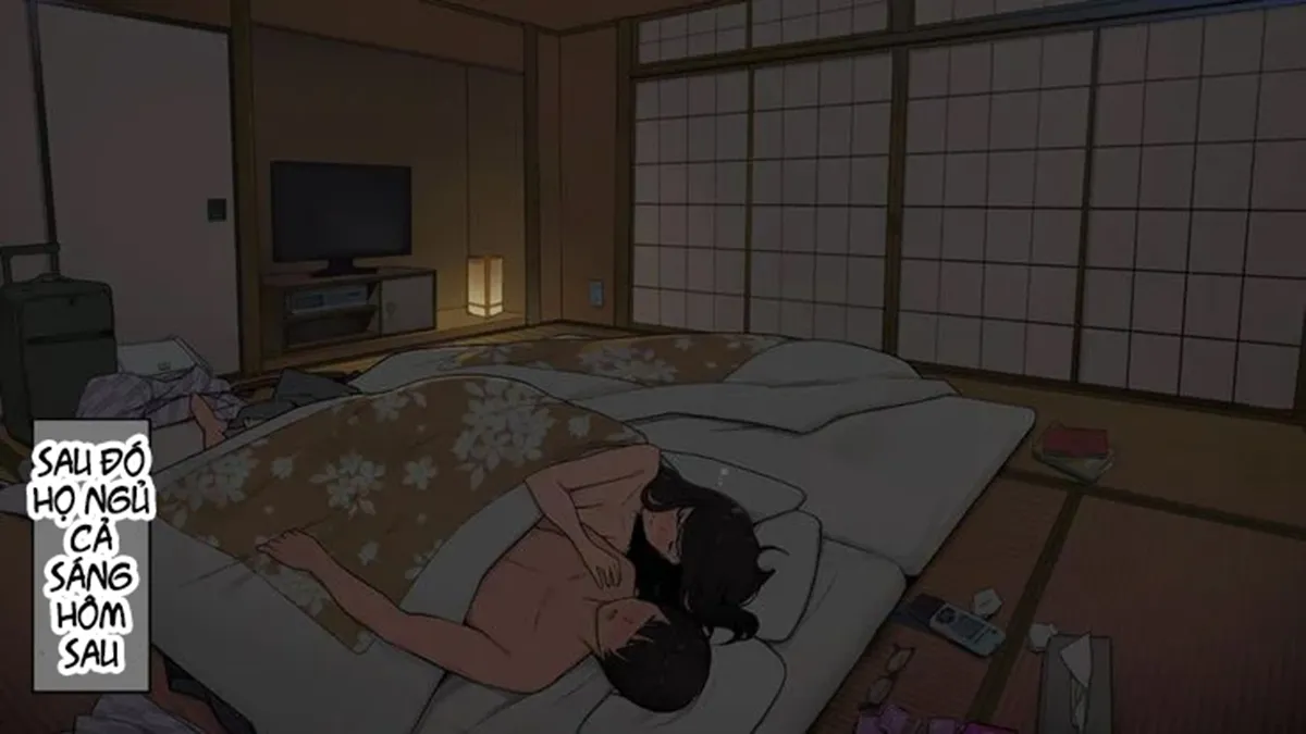 HentaiVN.net - Ảnh 12 - Onsenryokan Nite Kanojo To Nemurenai Yoru, Anmoku No Ryoukai De Hajimaru Sex - Chap 1