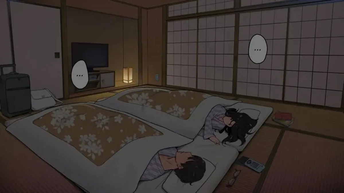 HentaiVN.net - Ảnh 2 - Onsenryokan Nite Kanojo To Nemurenai Yoru, Anmoku No Ryoukai De Hajimaru Sex - Chap 1