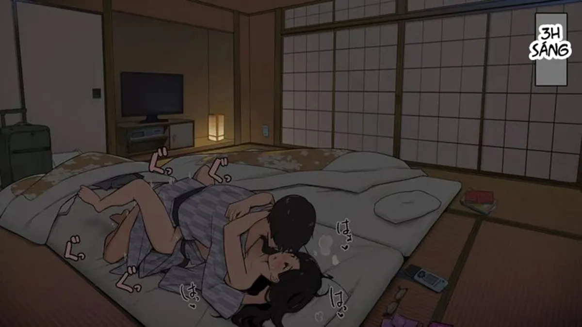HentaiVN.net - Ảnh 7 - Onsenryokan Nite Kanojo To Nemurenai Yoru, Anmoku No Ryoukai De Hajimaru Sex - Chap 1