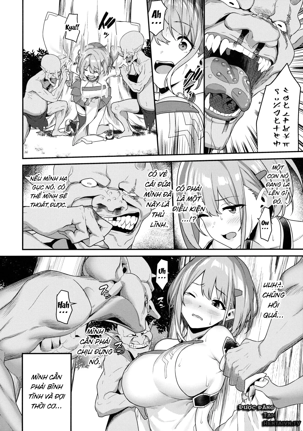 HentaiVN.net - Ảnh 11 - Hitoyo-chan no Junan - Chap 1