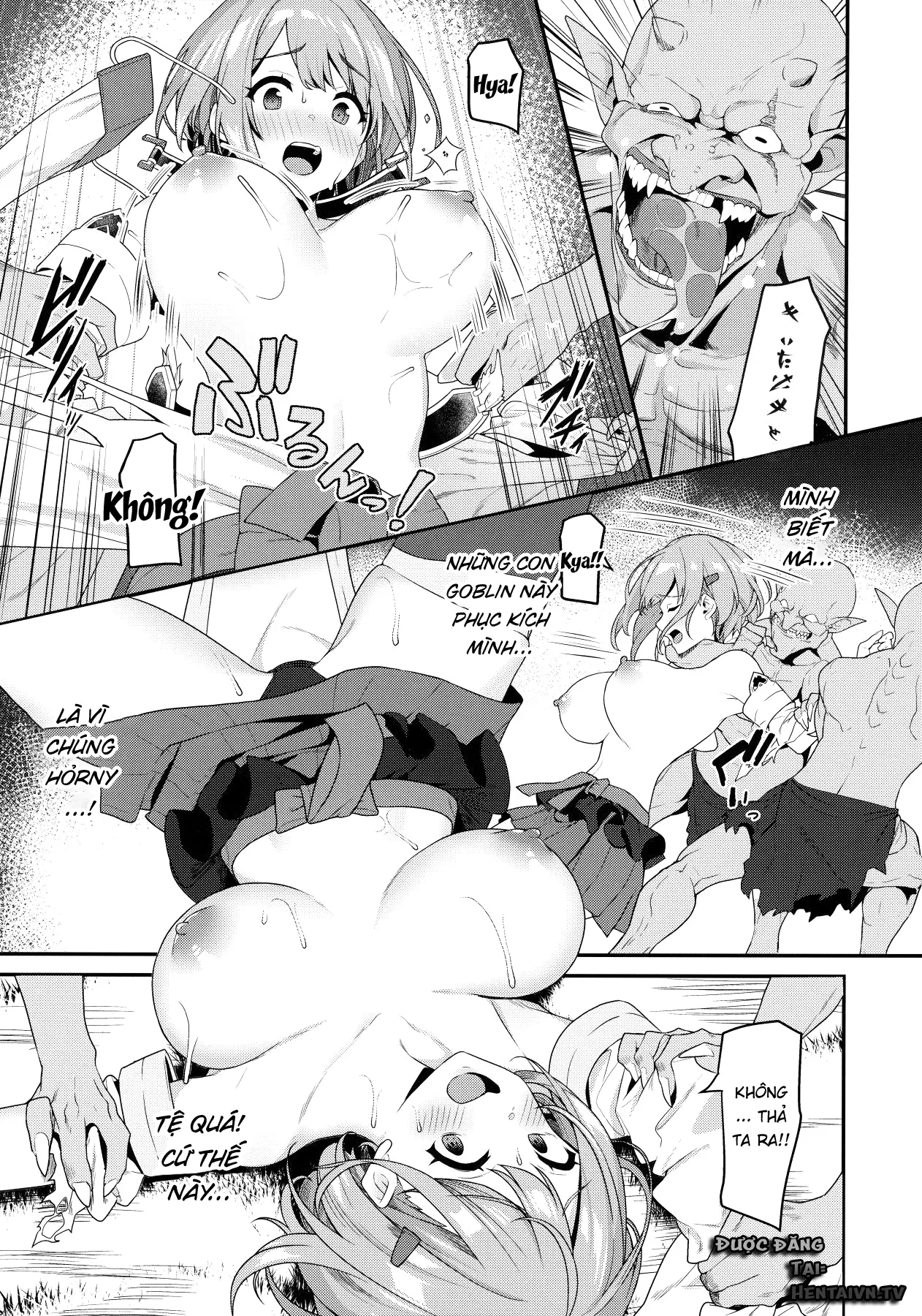 HentaiVN.net - Ảnh 14 - Hitoyo-chan no Junan - Chap 1