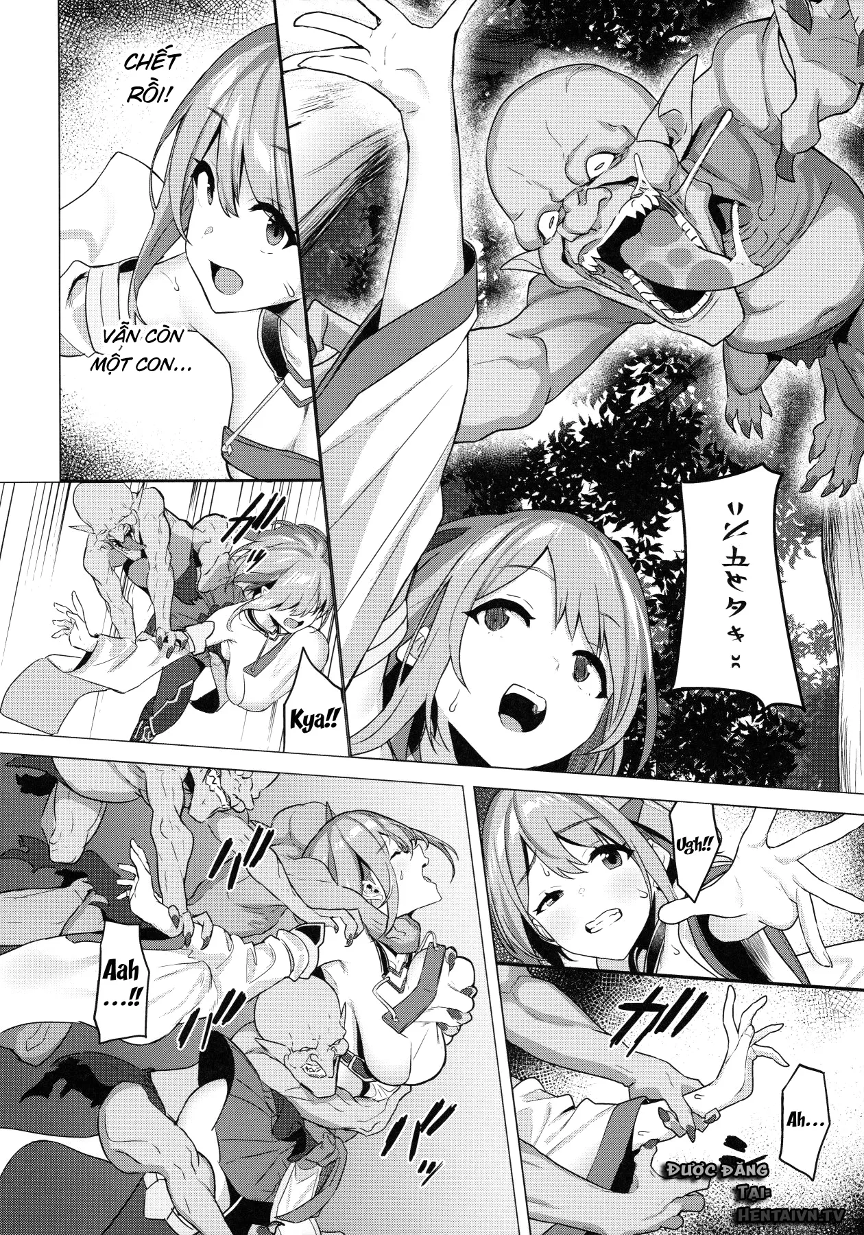 HentaiVN.net - Ảnh 9 - Hitoyo-chan no Junan - Chap 1