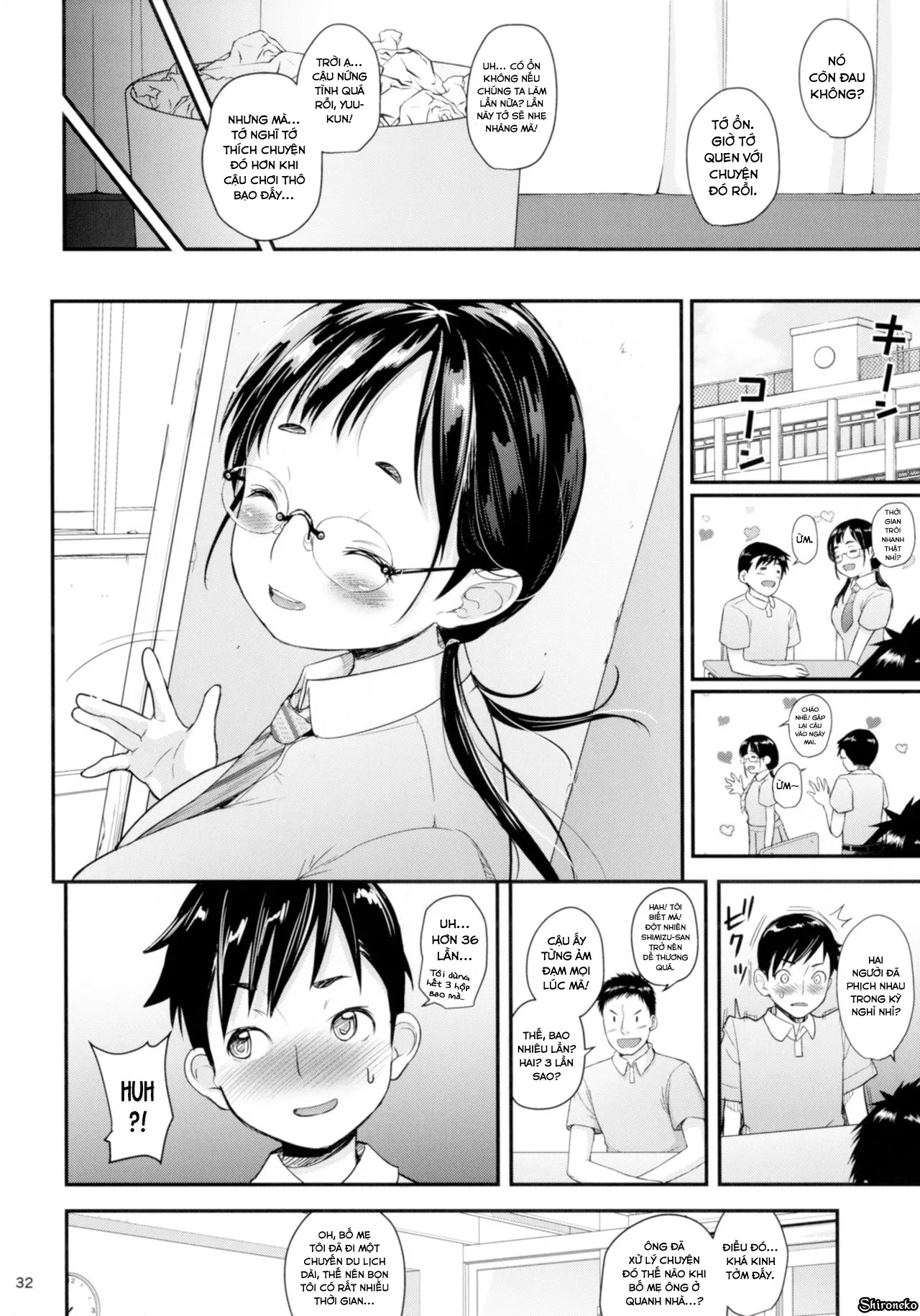 HentaiVN.net - Ảnh 32 - Jimiko to Ichinichijuu Sex [Day Long Sex With A Plain Looking Girl] - Chap 1