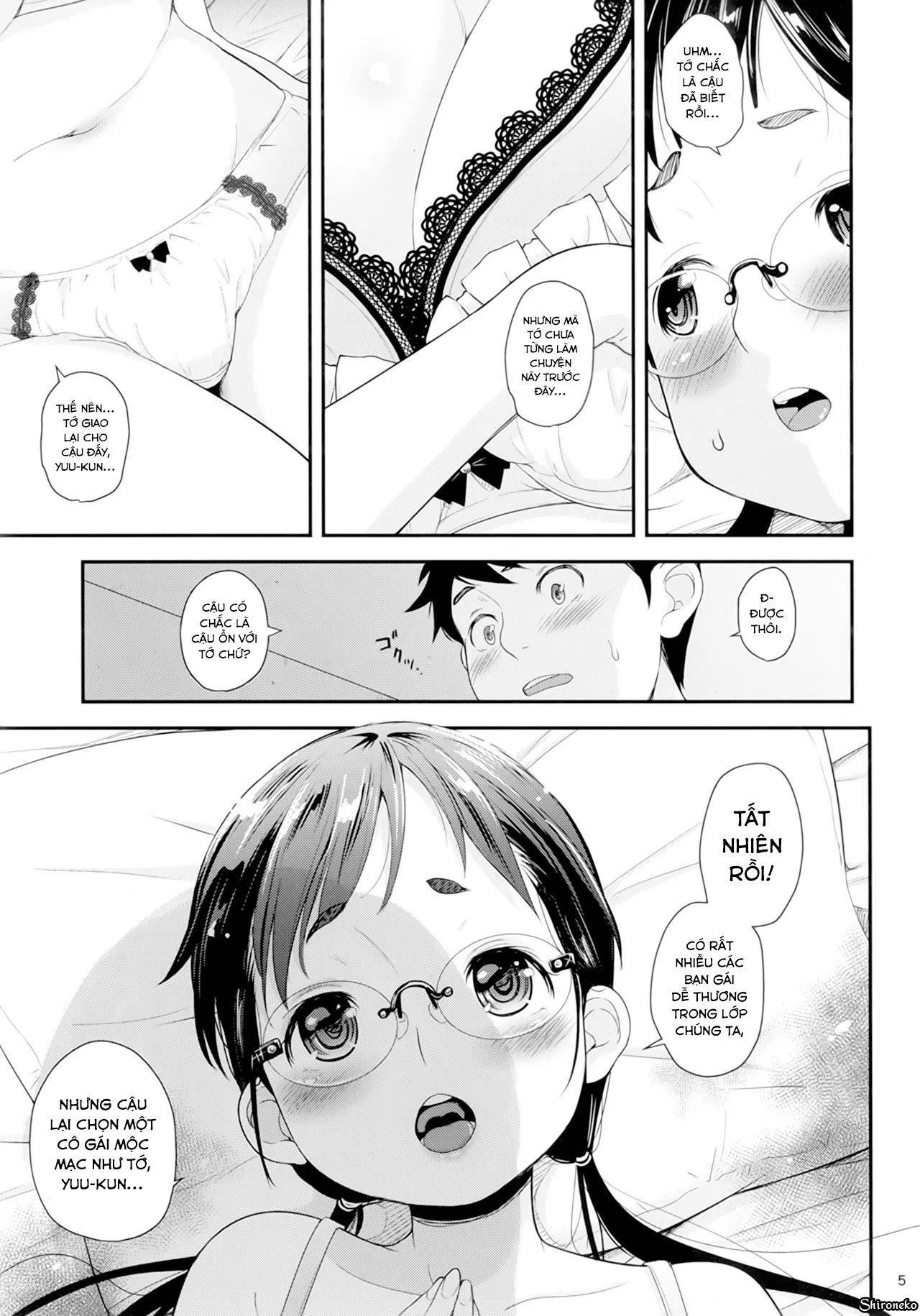 HentaiVN.net - Ảnh 5 - Jimiko to Ichinichijuu Sex [Day Long Sex With A Plain Looking Girl] - Chap 1