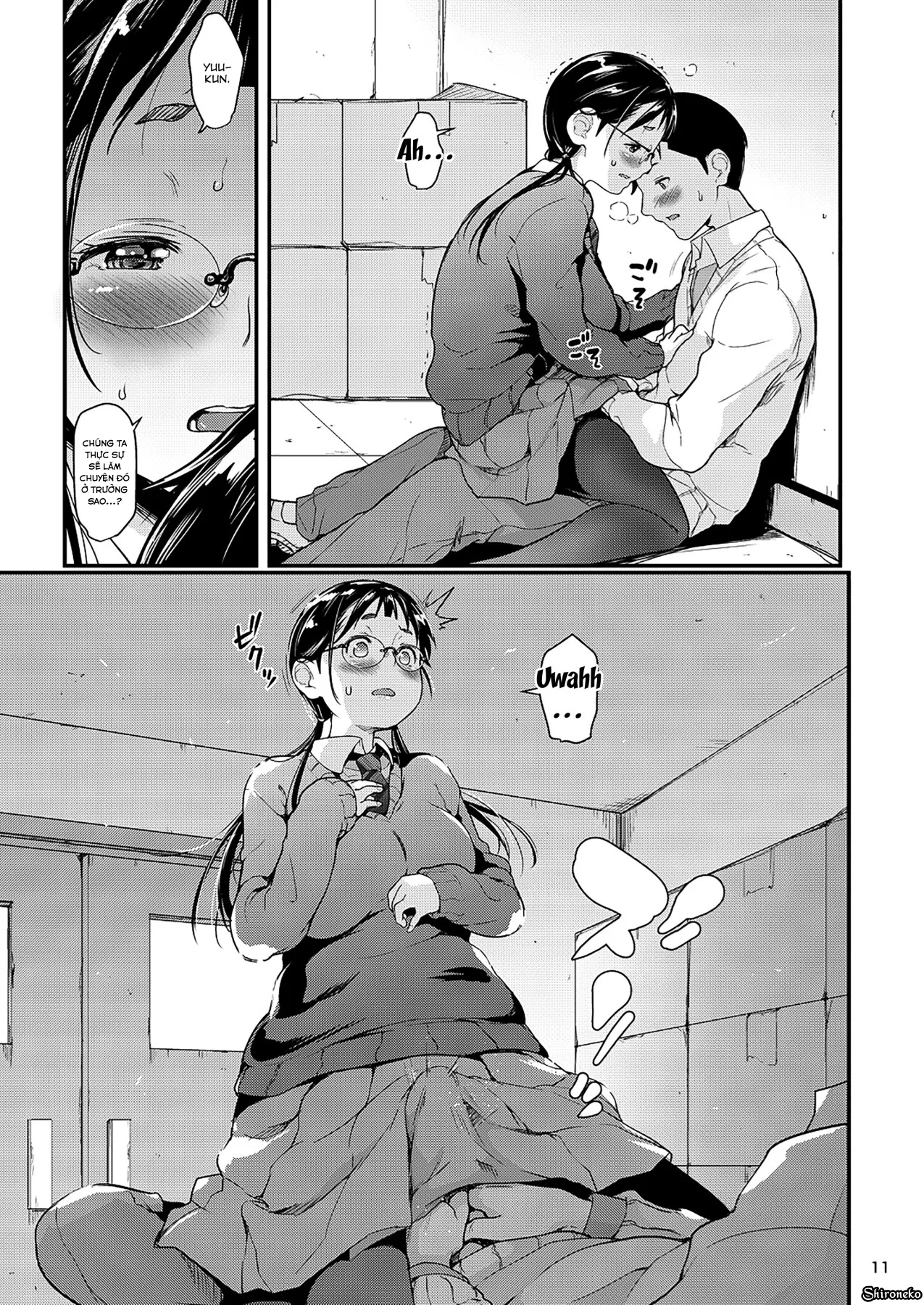 HentaiVN.net - Ảnh 10 - Jimiko to Ichinichijuu Sex [Day Long Sex With A Plain Looking Girl] - Chap 2