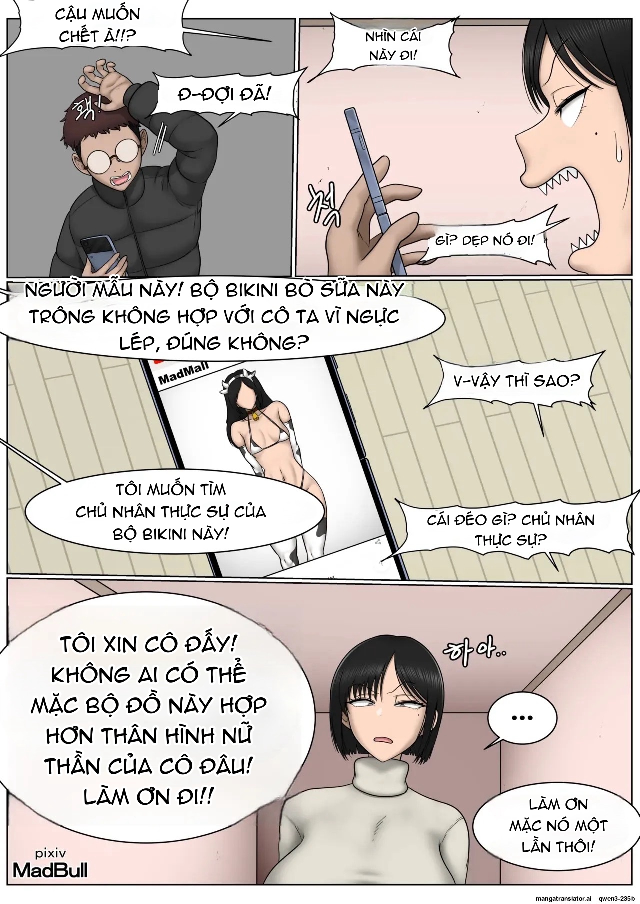 HentaiVN.net - Ảnh 4 - The Breast Milk Selling Girl 3 - Chap 1