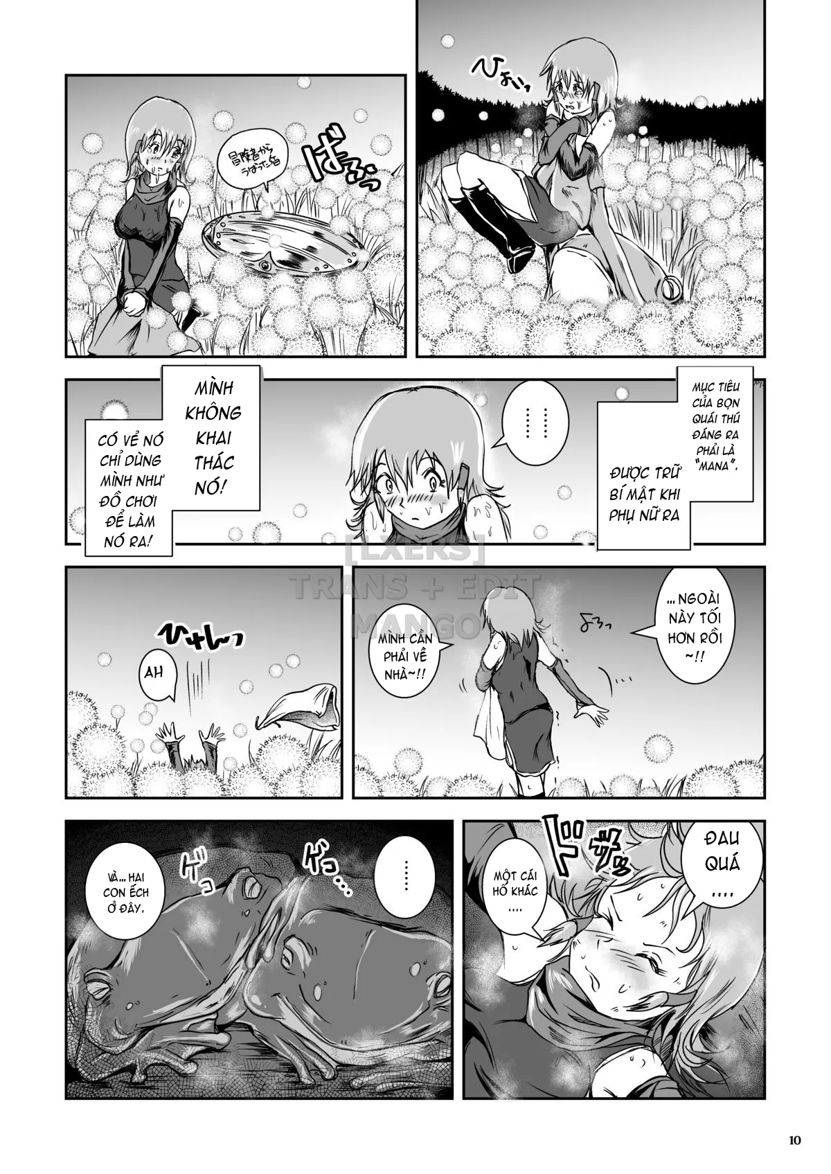HentaiVN.net - Ảnh 9 - Atsui Suana De Ase-Ippai No Kaeru Kan - Chap 1