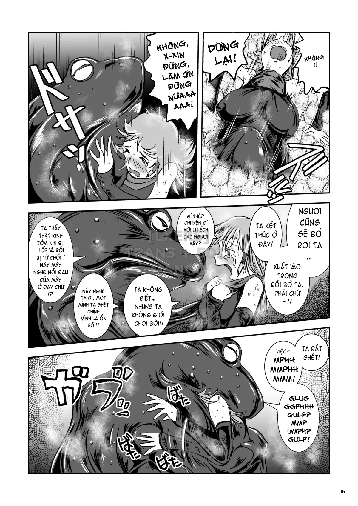 HentaiVN.net - Ảnh 15 - Atsui Suana De Ase-Ippai No Kaeru Kan - Chap 1