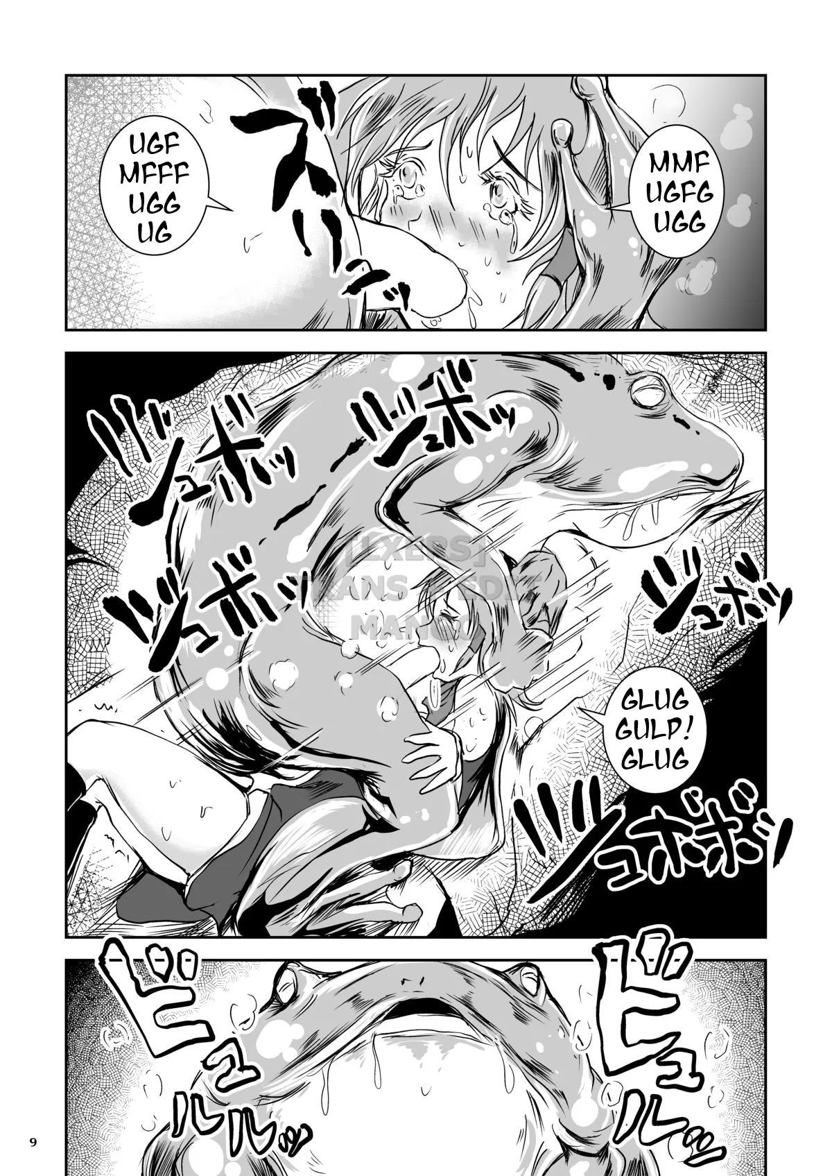 HentaiVN.net - Ảnh 8 - Atsui Suana De Ase-Ippai No Kaeru Kan - Chap 1