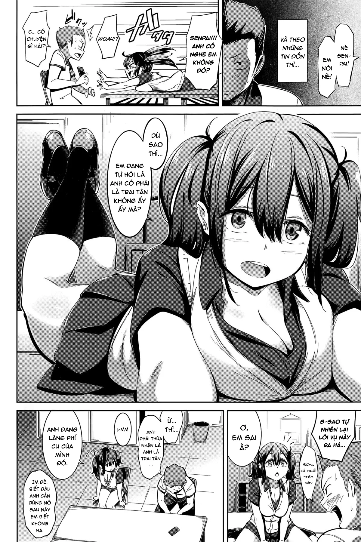HentaiVN.net - Ảnh 3 - Muchi Bitch - The Stupid O-manko - Chap 1