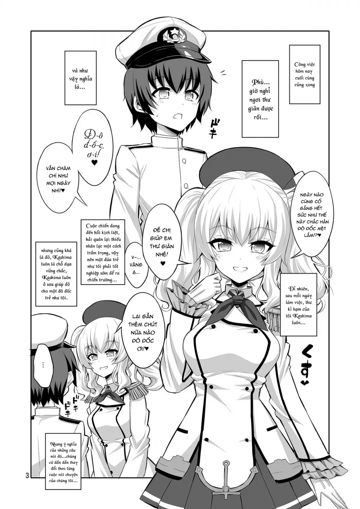 HentaiVN.net - Ảnh 3 - Futanari Kashima ni Mesu Choukyou sarechatta Teitoku-san (Kantai Collection -KanColle-) - Chap 1