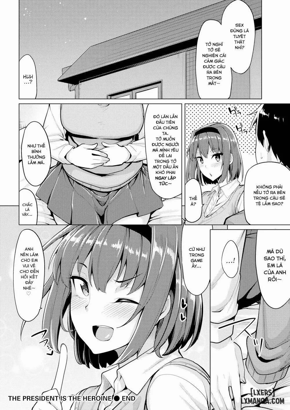 HentaiVN.net - Ảnh 16 - The President Is the Heroine - Chap 1