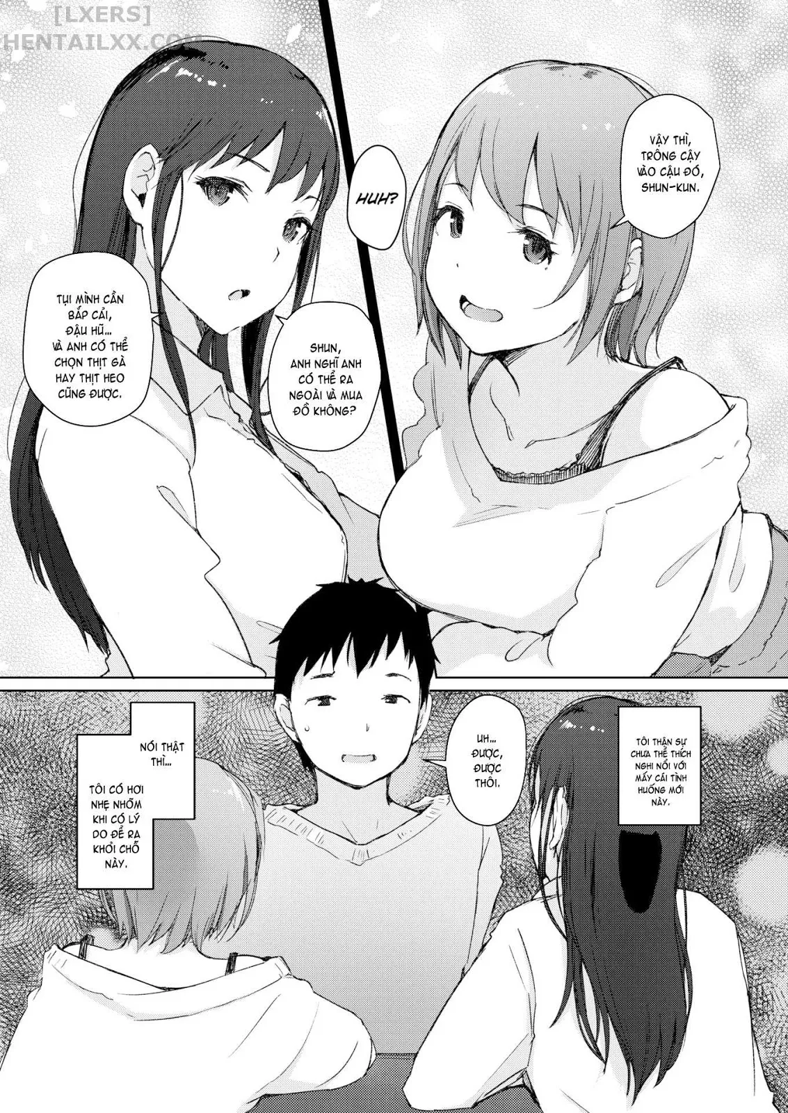 HentaiVN.net - Ảnh 4 - In My Girlfriend’s Room When I’m Not Around - Chap 1