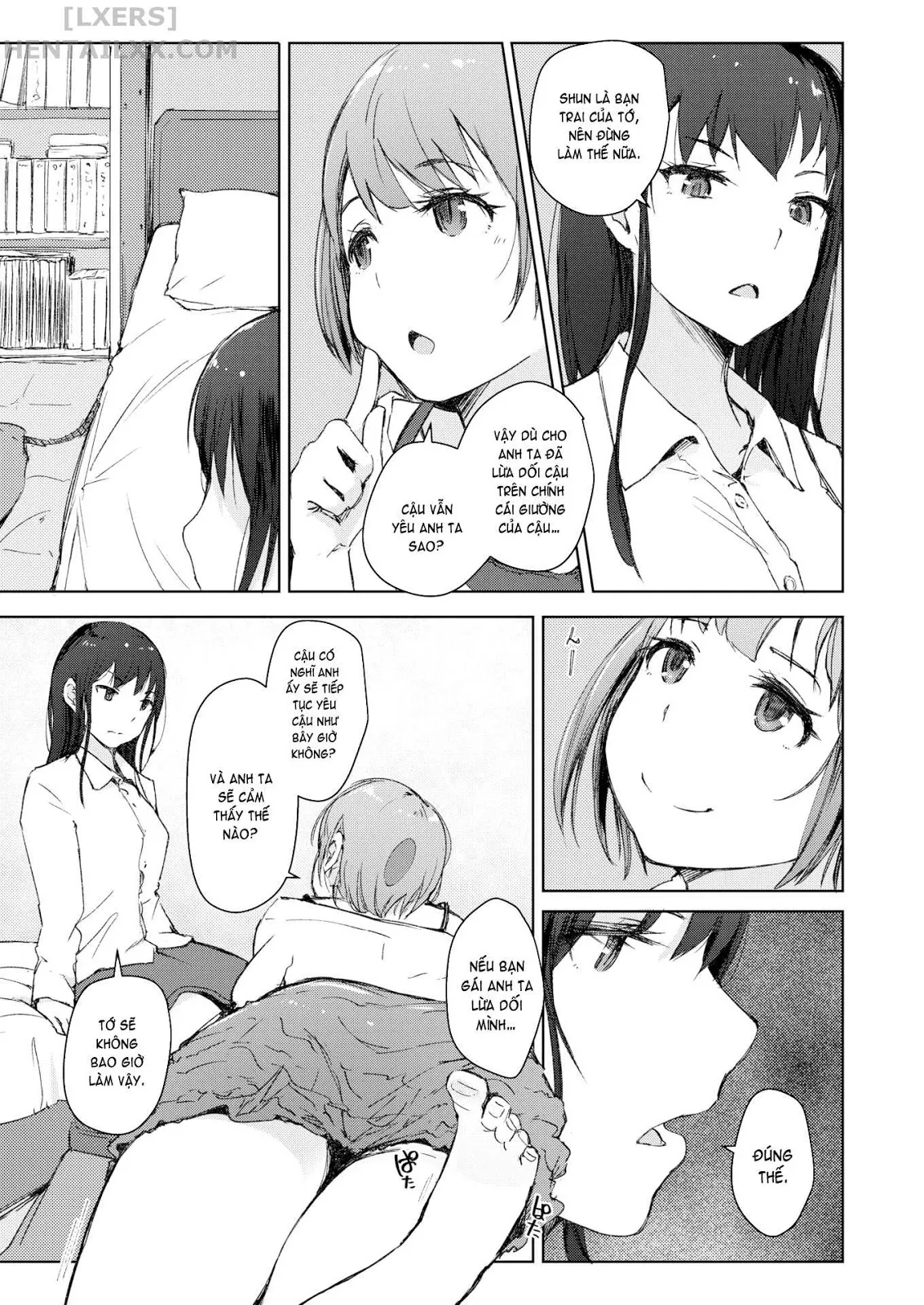 HentaiVN.net - Ảnh 6 - In My Girlfriend’s Room When I’m Not Around - Chap 1