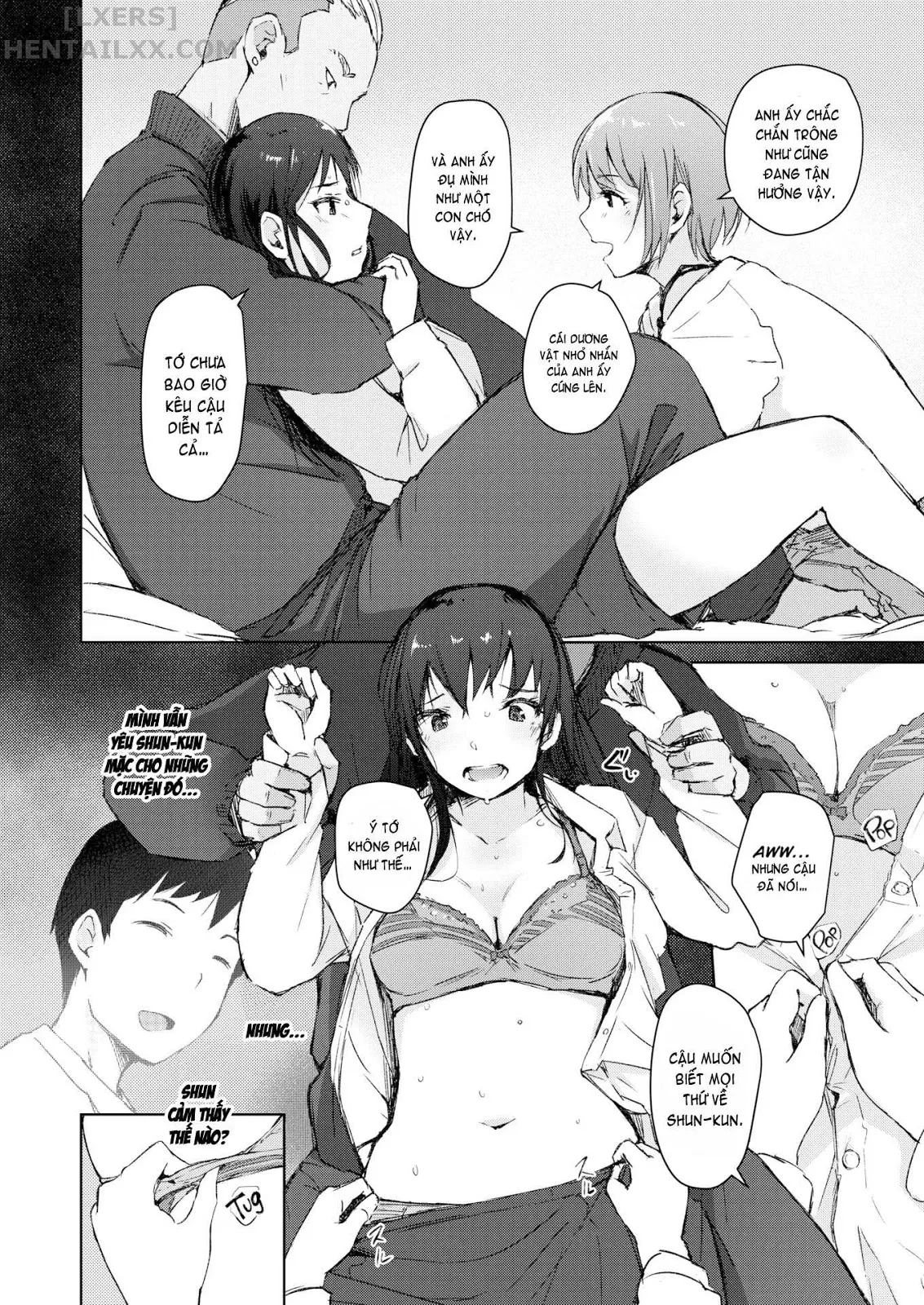 HentaiVN.net - Ảnh 9 - In My Girlfriend’s Room When I’m Not Around - Chap 1