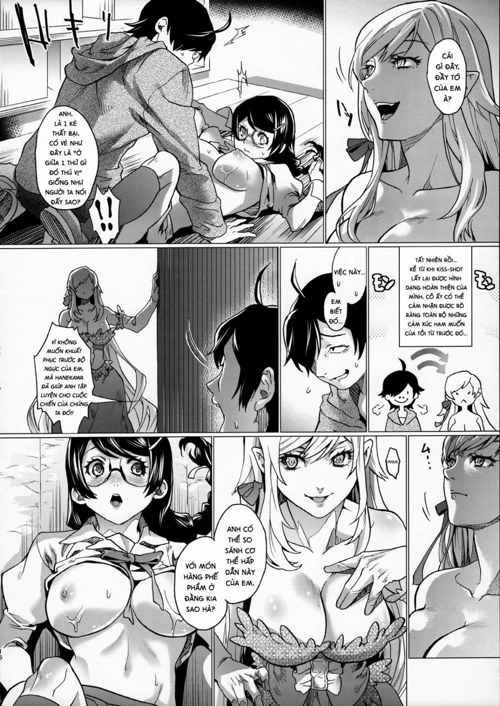 HentaiVN.net - Ảnh 17 - Chichimonogatari (Bakemonogatari) - Chap 1